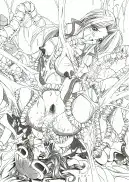 アトランティス陰史 魔導大陸淫辱画集 1＋2パック 34ページ