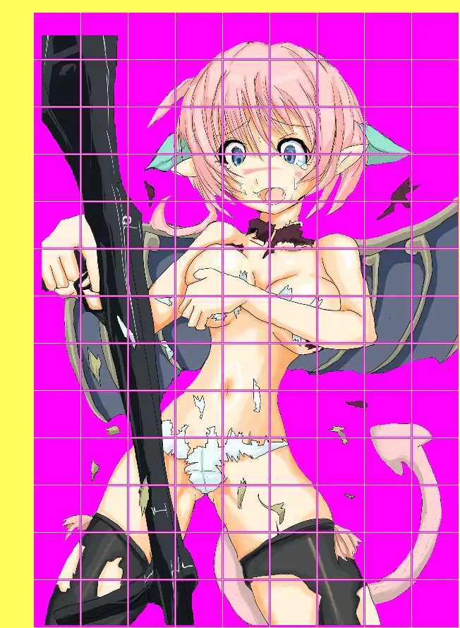 脱衣STG1面 〜巨乳悪魔っ娘見参！ こいつぁ淫乱だぜ〜 5ページ