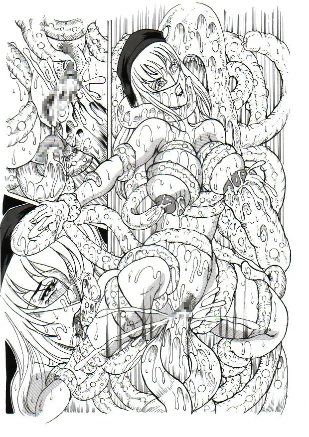 触虫侵蝕船団＋触牢の母戦士（水神有気作品集3） 35ページ