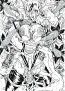 触手vsエルフ娘＋触手vsくのいち 41ページ