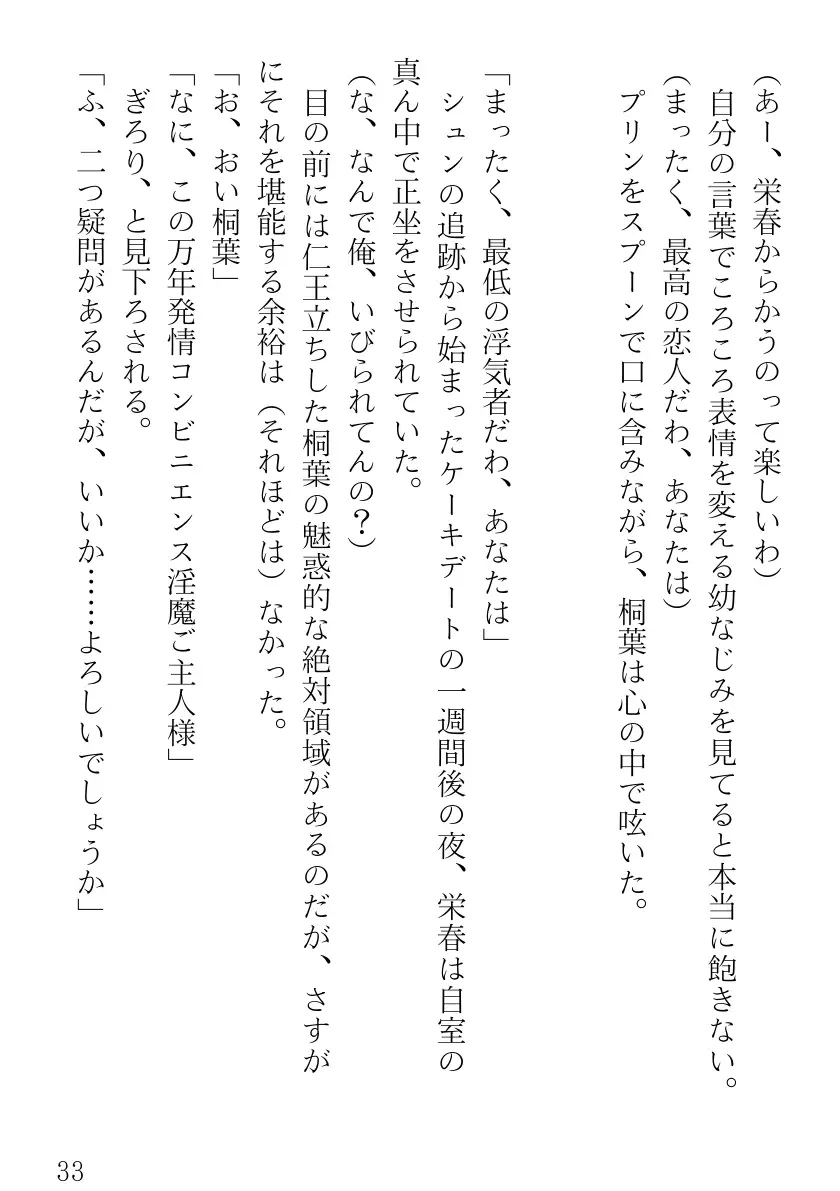 ツンツンメイドはデレデレです 33ページ