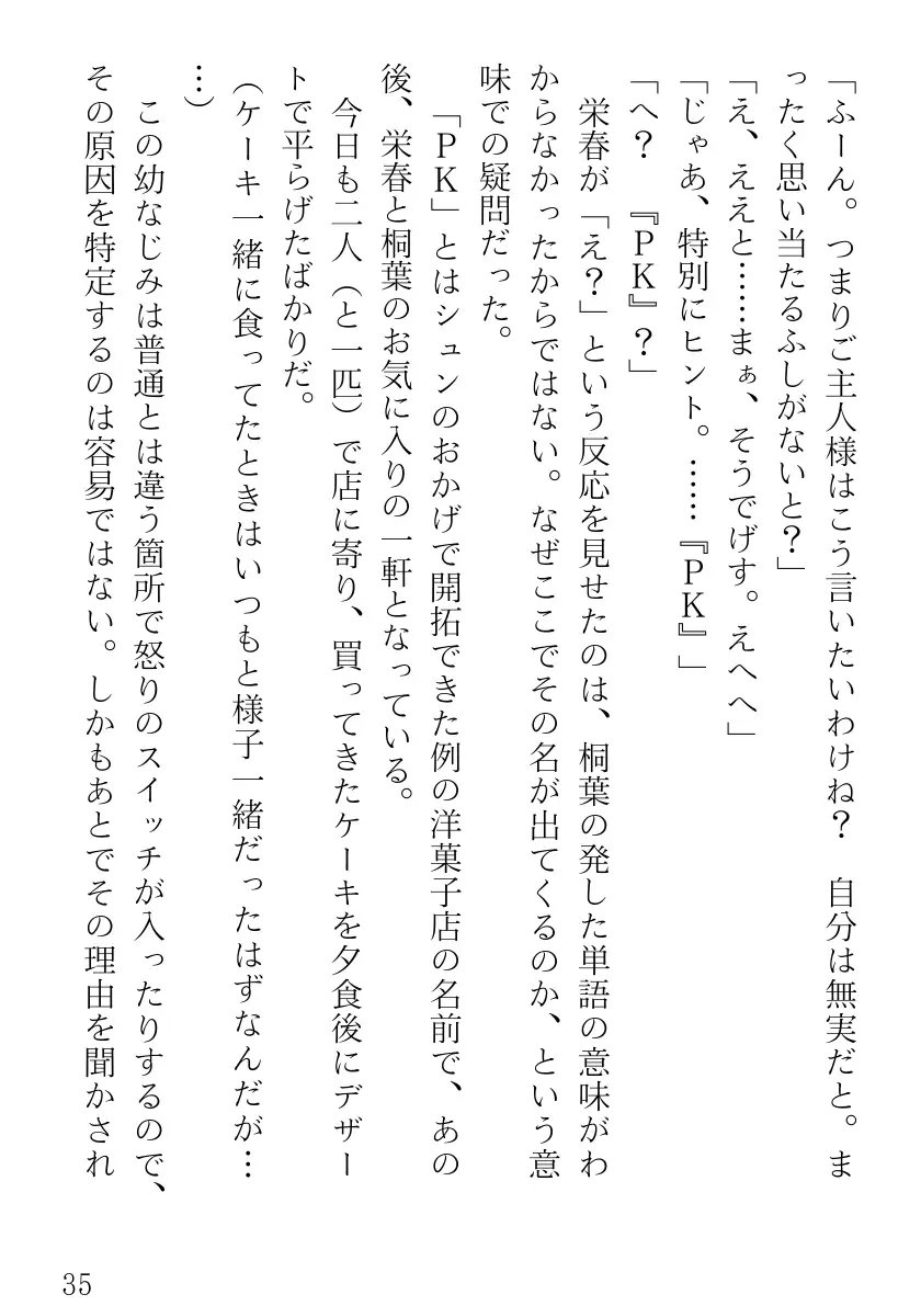 ツンツンメイドはデレデレです 35ページ