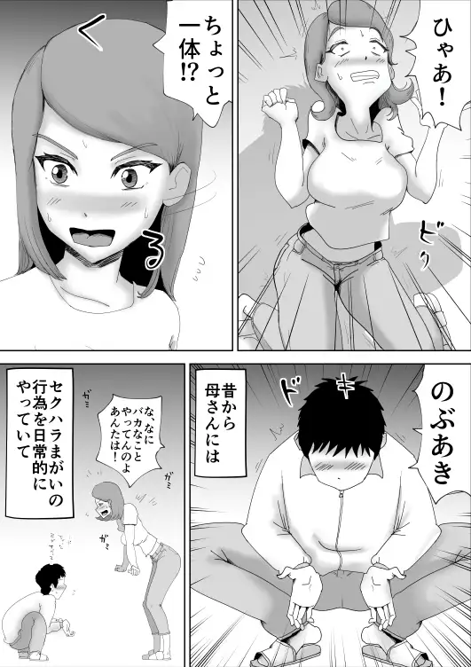 母さんが父さんと間違えて俺とセックスしちゃった 4ページ
