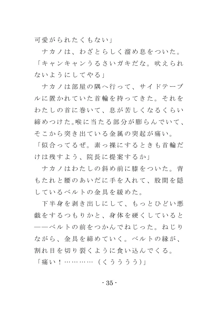 強●入院マゾ馴致（前編）〜絶海の孤島で繰り広げられる集団調教劇 35ページ