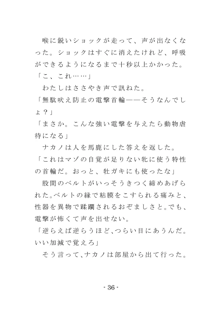 強●入院マゾ馴致（前編）〜絶海の孤島で繰り広げられる集団調教劇 36ページ