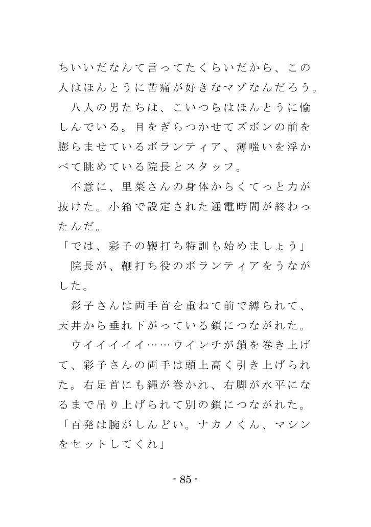 強●入院マゾ馴致（前編）〜絶海の孤島で繰り広げられる集団調教劇 85ページ