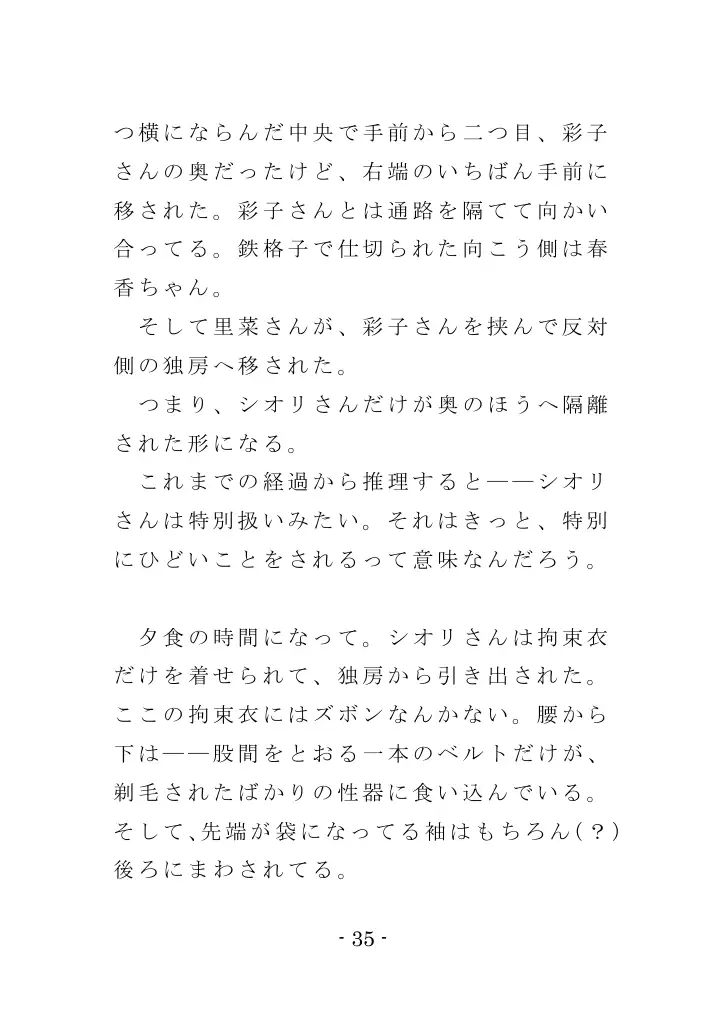 強●入院マゾ馴致（後編）〜絶海の孤島で繰り広げられる集団調教劇 35ページ