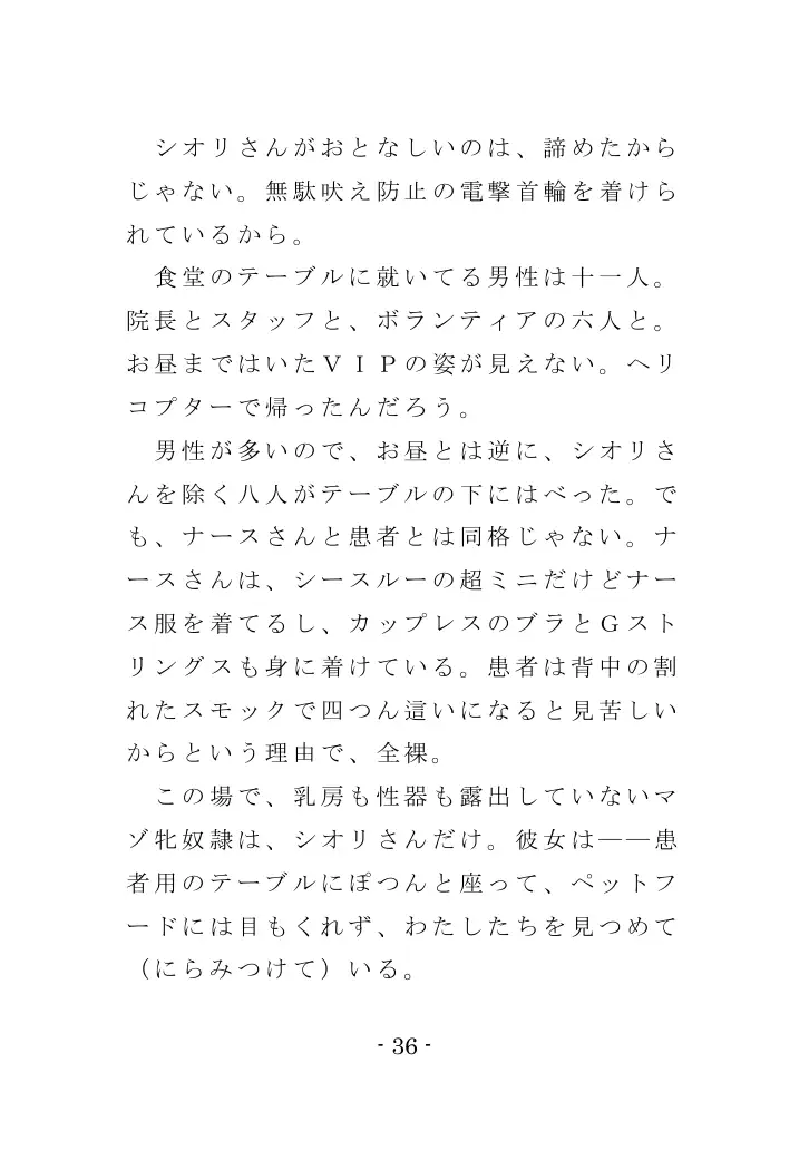 強●入院マゾ馴致（後編）〜絶海の孤島で繰り広げられる集団調教劇 36ページ