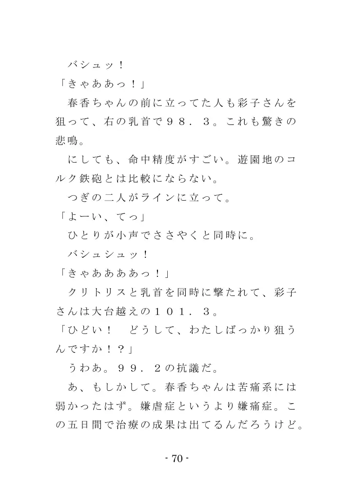 強●入院マゾ馴致（後編）〜絶海の孤島で繰り広げられる集団調教劇 70ページ