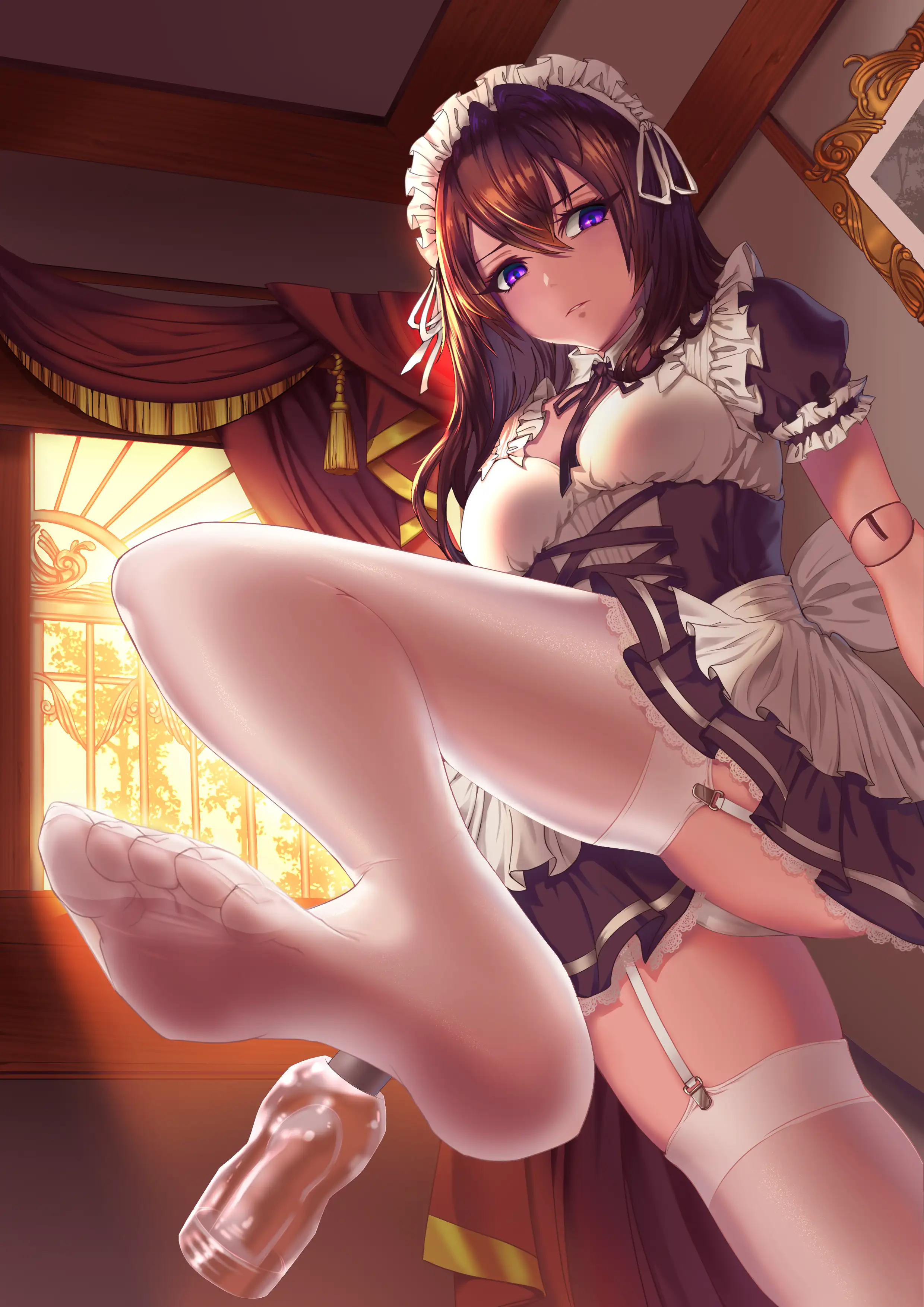 魔導メイド人形×おち○ちん掃除 5ページ