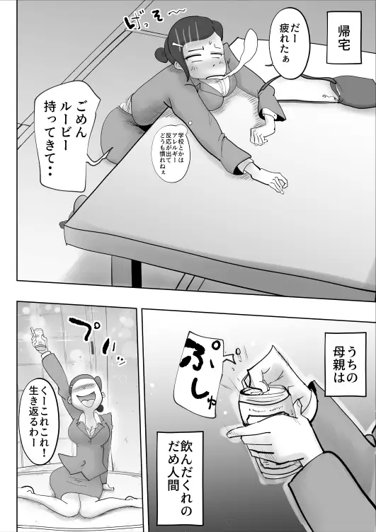 悪ノリした母親に軽く性処〇に使われる話2 2ページ