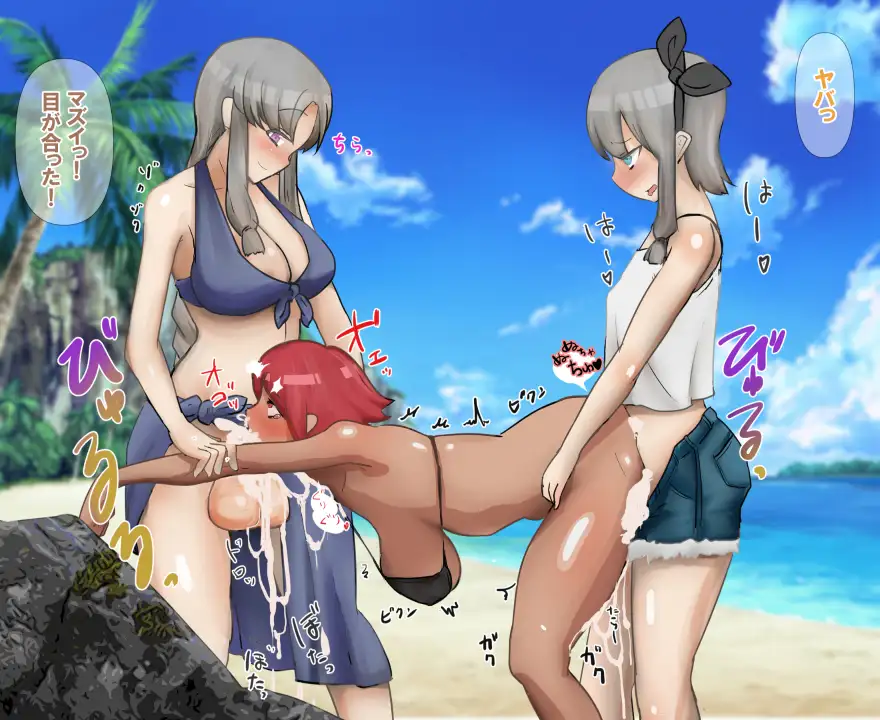 FUTA×FUTA 小柄なふたなりがヤリチンふたなり姉妹にヤられちゃう話 5ページ