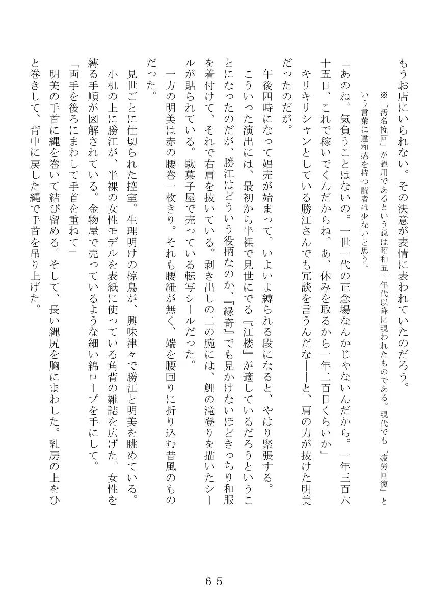 昭和集団羞辱史:売春編 66ページ
