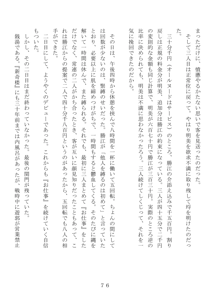 昭和集団羞辱史:売春編 77ページ