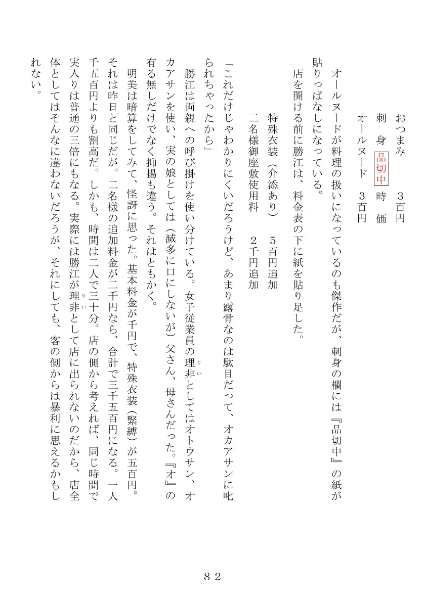 昭和集団羞辱史:売春編 83ページ