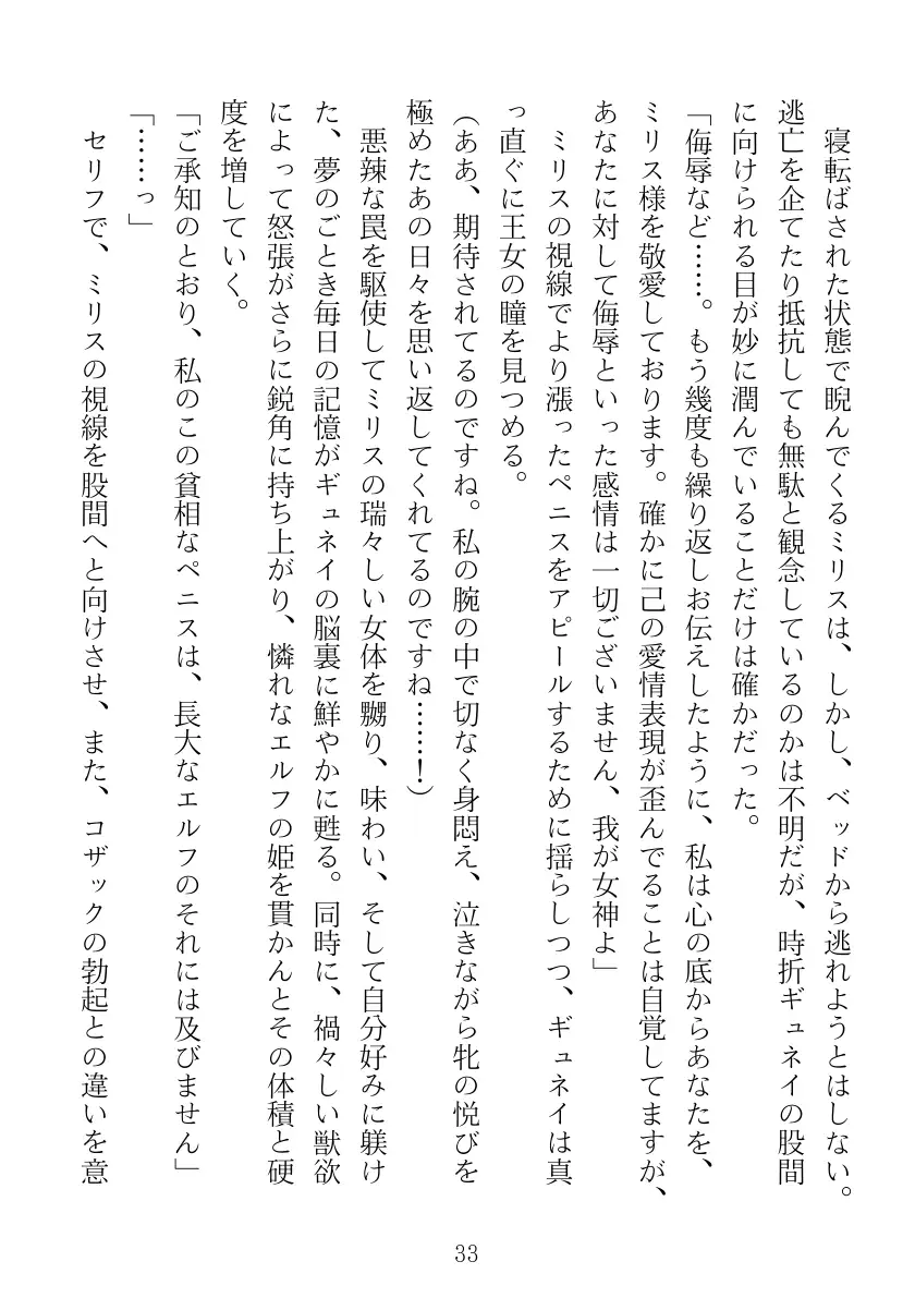 マリナ＆ミリス 陥落のエルフ王女姉妹 33ページ