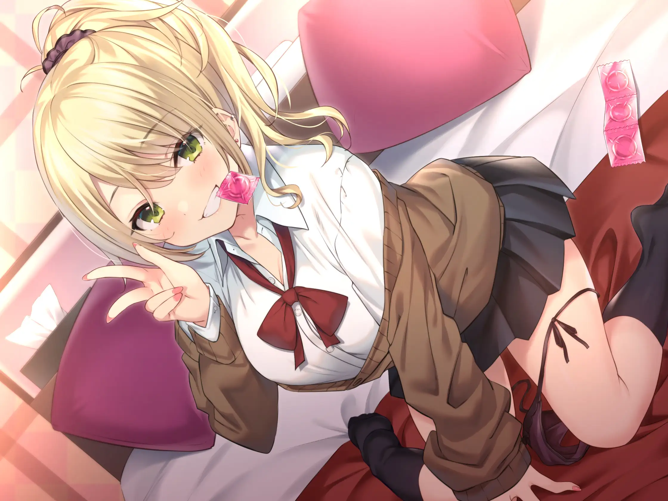 【新作100円】【全編バイノーラル】私がサクッとヌいたげる♪〜ギャルなJKからの搾精体験〜 2ページ