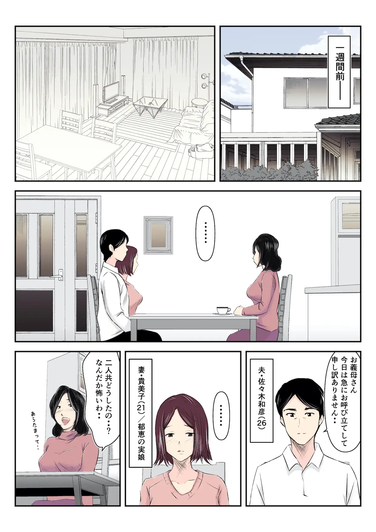 代理出産をお願いされ、娘の夫を寝取ってしまった淫母 3ページ