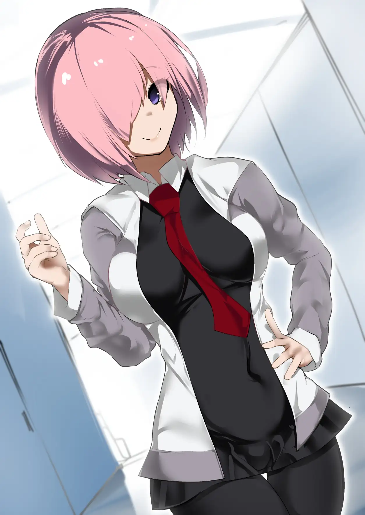 裏マシュNTR/純粋な後輩が巨根外人に寝取られて僕を虐める悪女になるまで 1ページ