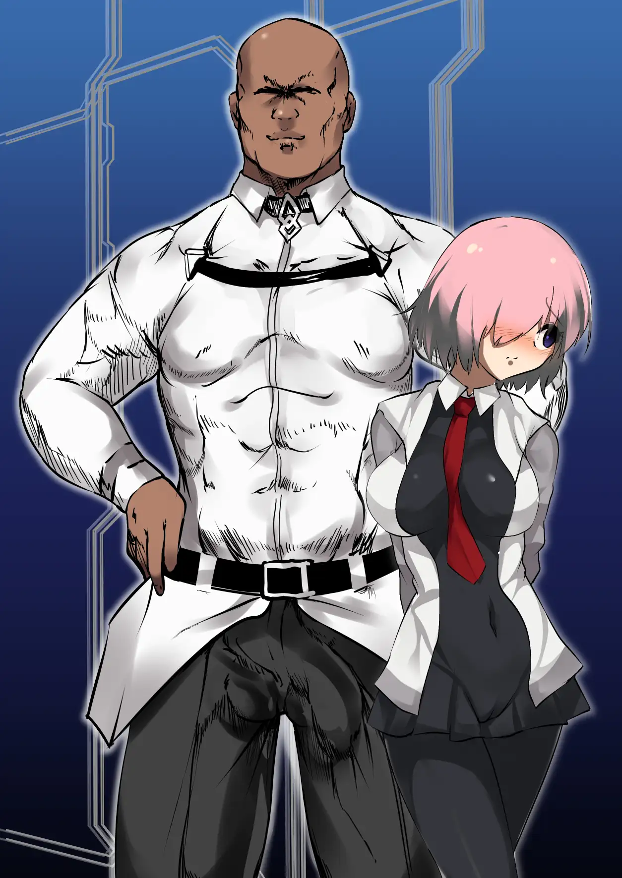 裏マシュNTR/純粋な後輩が巨根外人に寝取られて僕を虐める悪女になるまで 2ページ