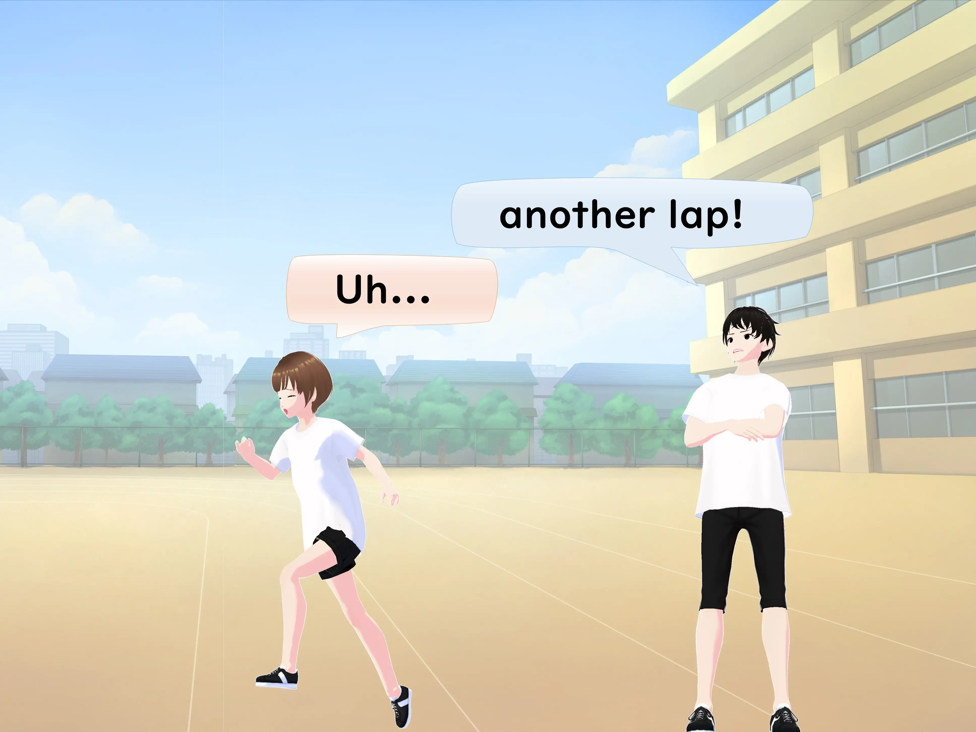 Outgrowing only girls， Overtake boys， Growth sound in fitness tests 8ページ