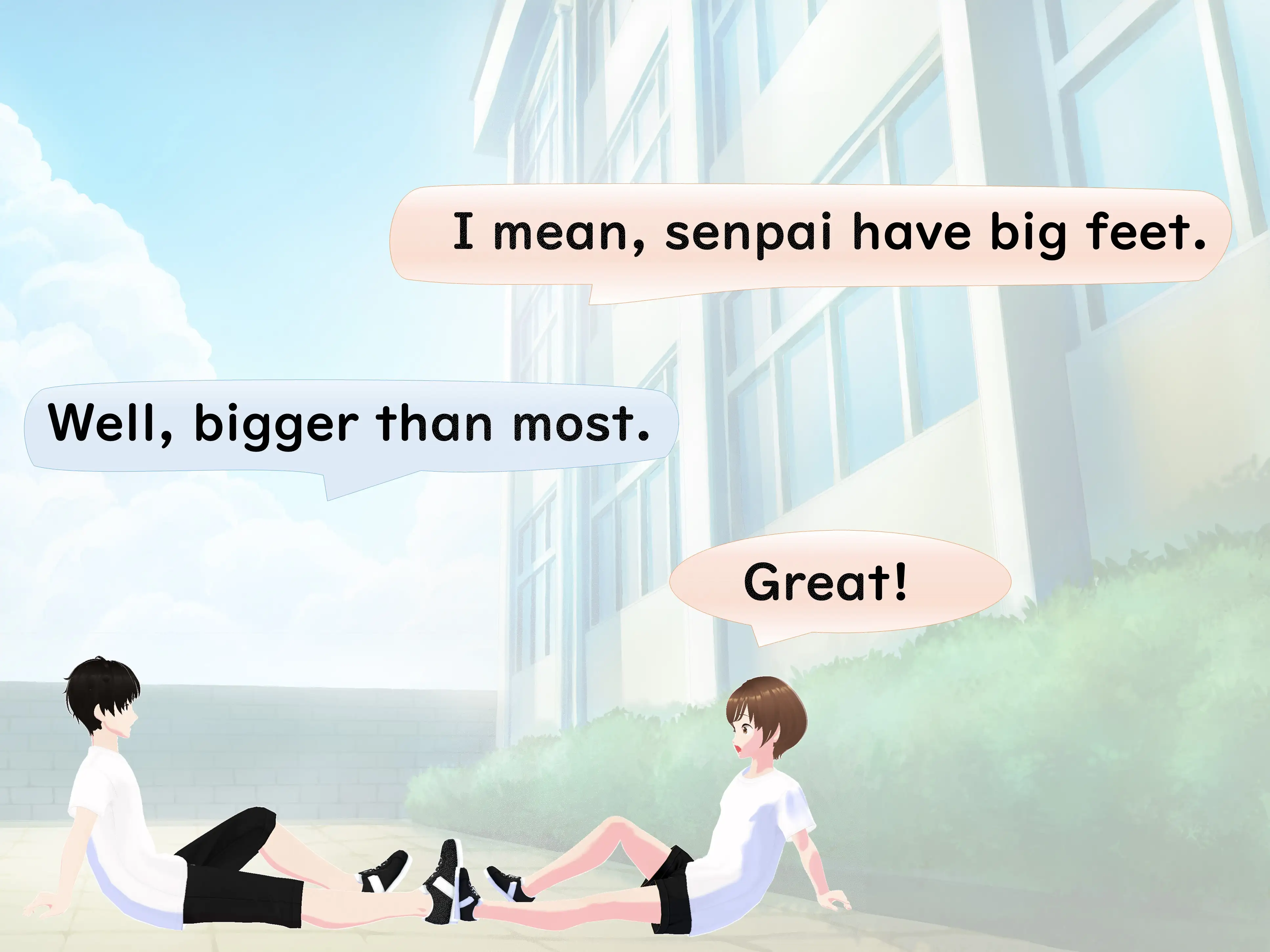 Outgrowing only girls， Overtake boys， Growth sound in fitness tests 11ページ