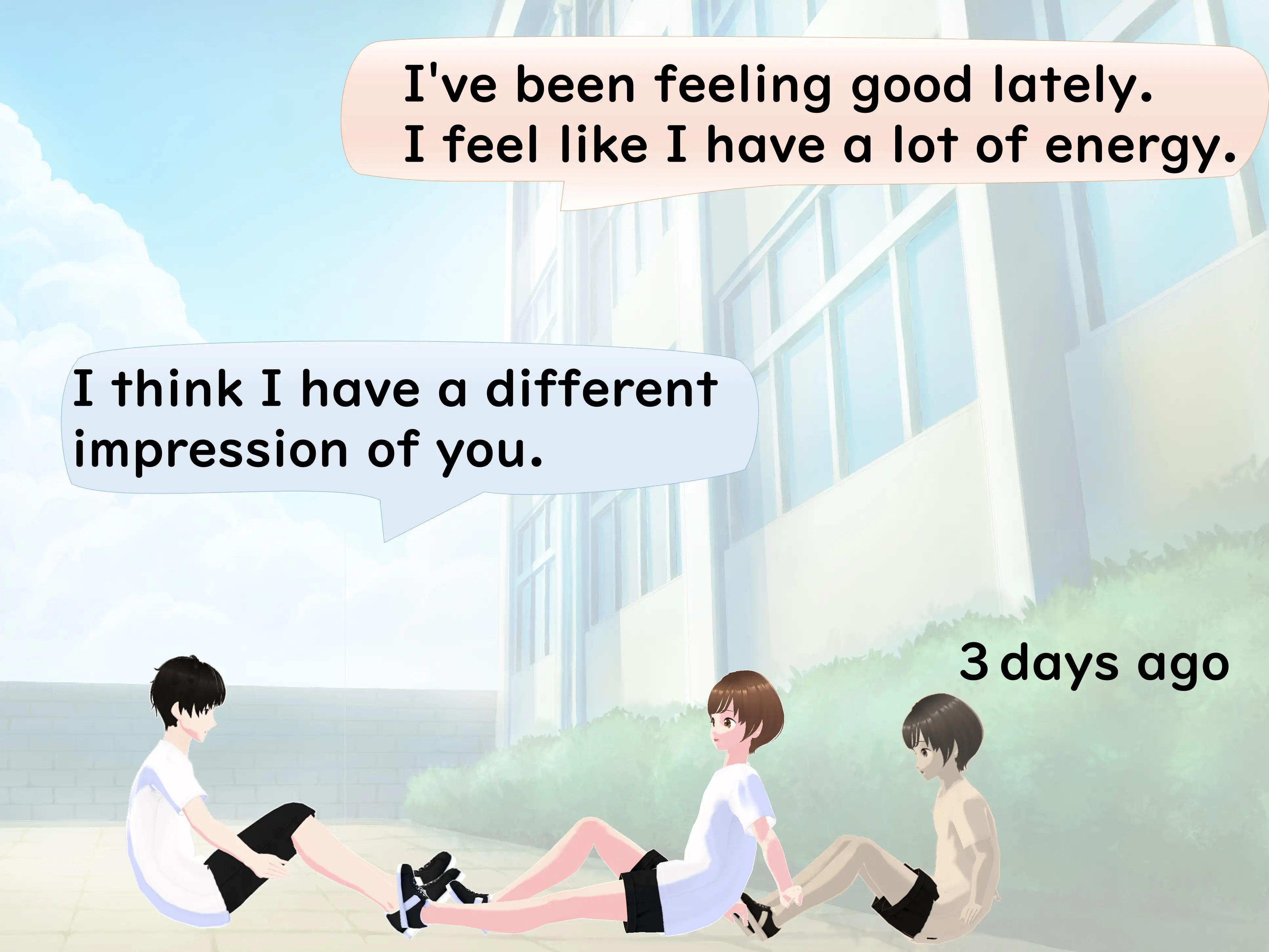 Outgrowing only girls， Overtake boys， Growth sound in fitness tests 20ページ