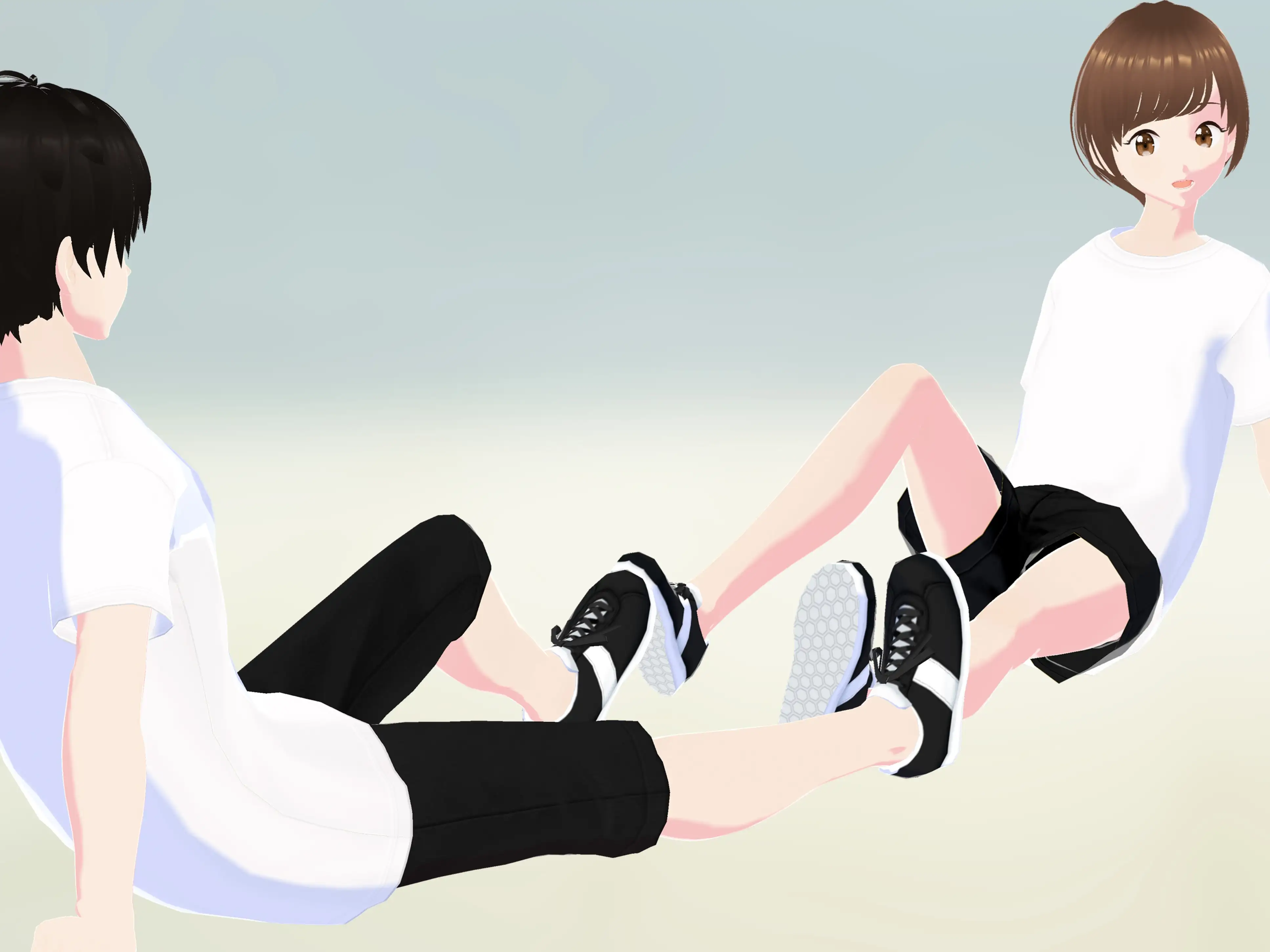 Outgrowing only girls， Overtake boys， Growth sound in fitness tests 21ページ