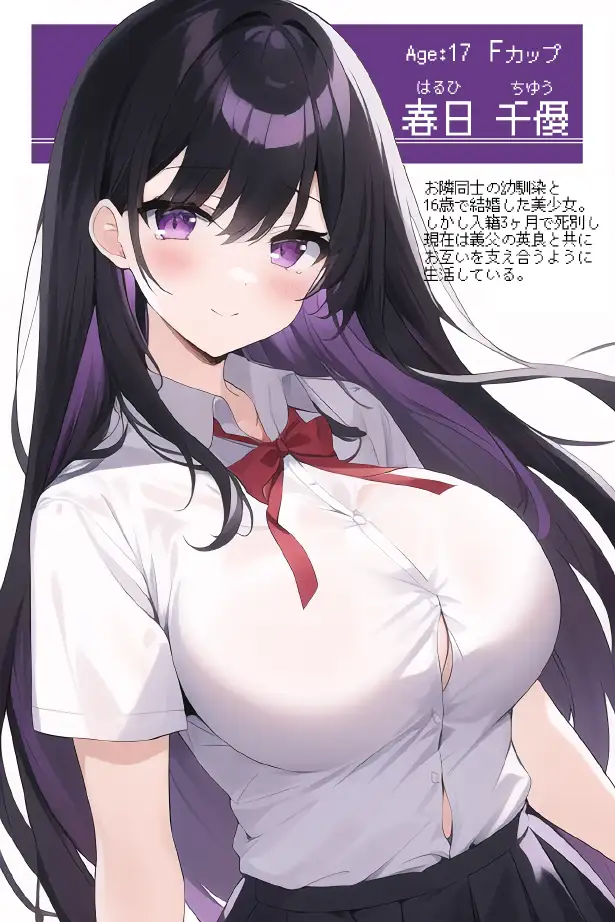 未亡人は女子校生 〜ちゆちゃんは遺影の前で種付けを懇願します〜 3ページ