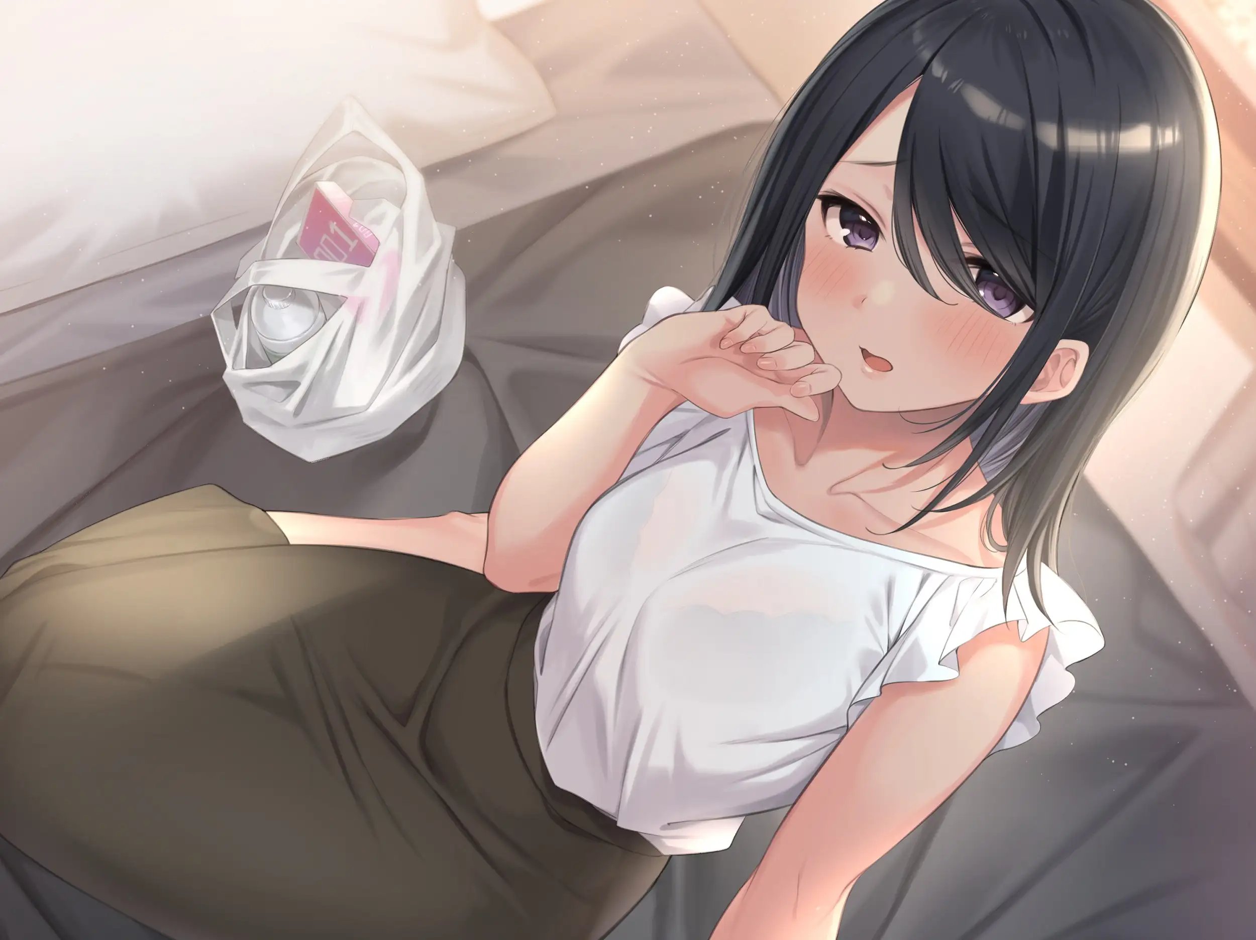 【新作100円】気弱なお姉さんのちょっぴり恥ずかしい焦らしオナサポ 2ページ