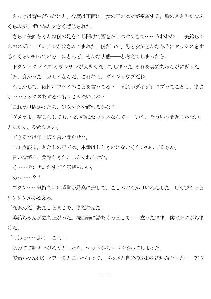 女神様と王女様といとこの（下）僕 12ページ