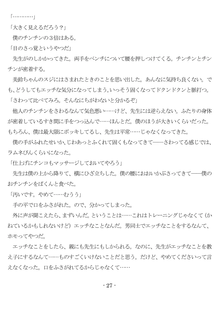 女神様と王女様といとこの（下）僕 28ページ