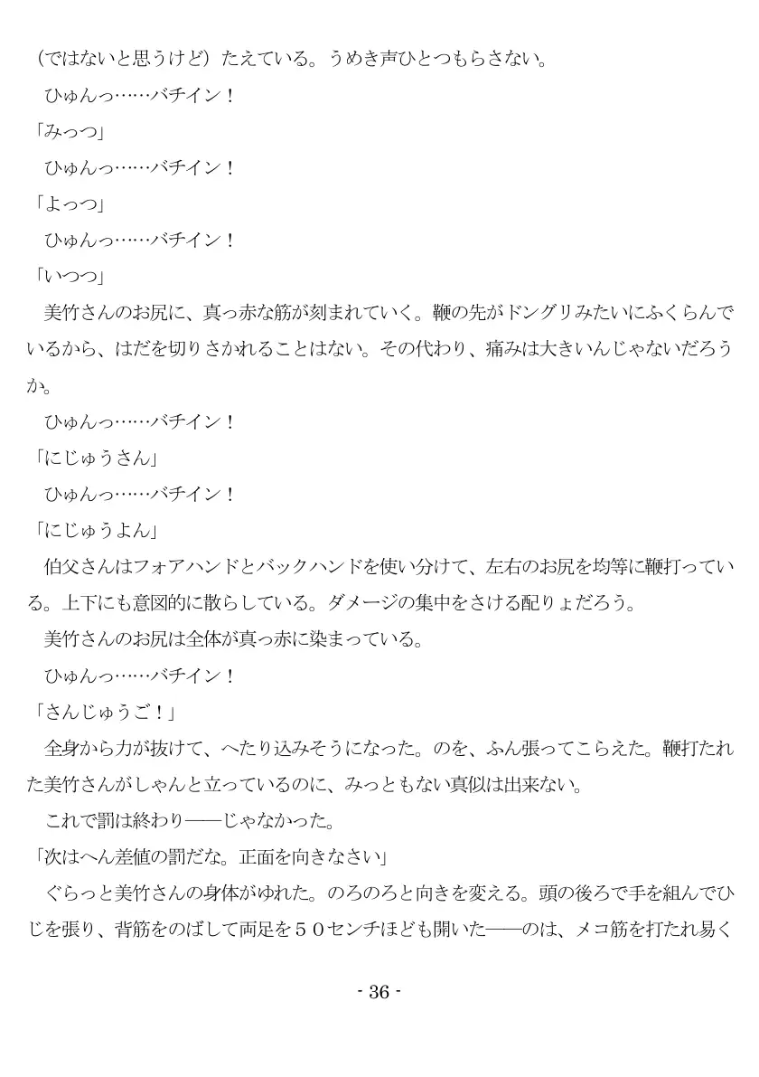 女神様と王女様といとこの（下）僕 37ページ