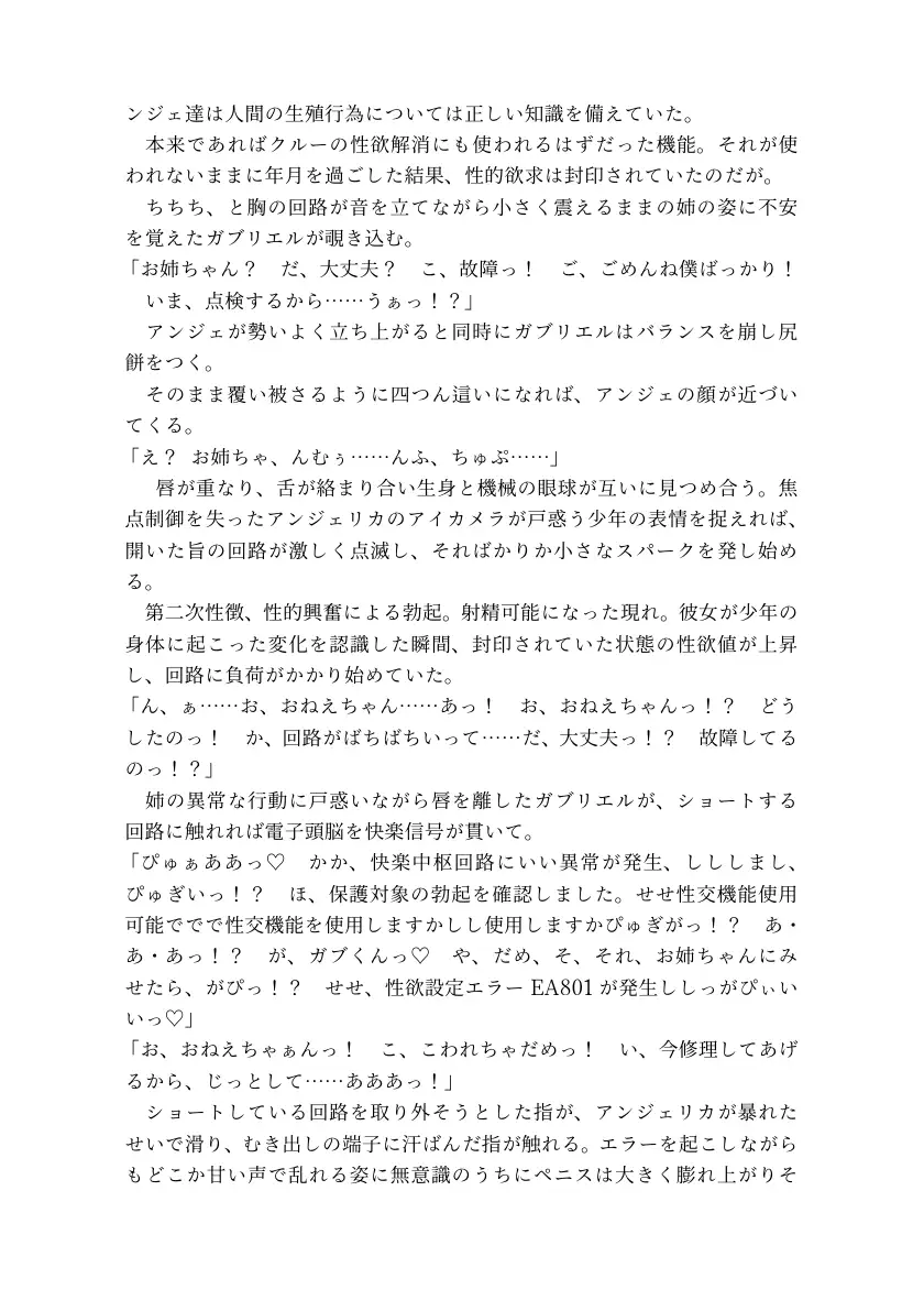 最果て星の機械姉 14ページ