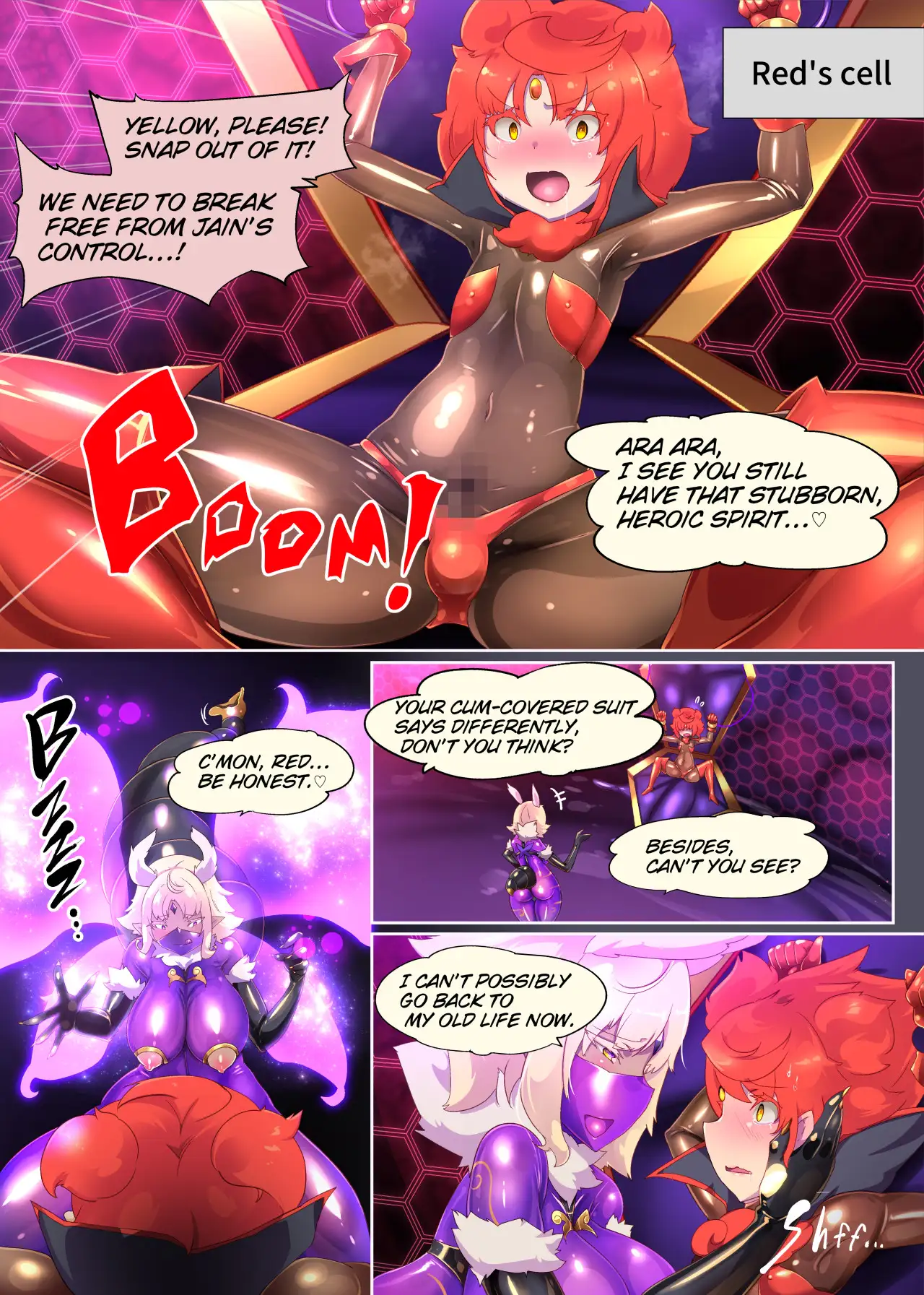 熱血女装少年ヒーローのキミがメンヘラ女にTSしてモブ♀戦闘員に堕ちる漫画 -邪淫TS洗脳 トランス・モブ・セントーインR- 12ページ