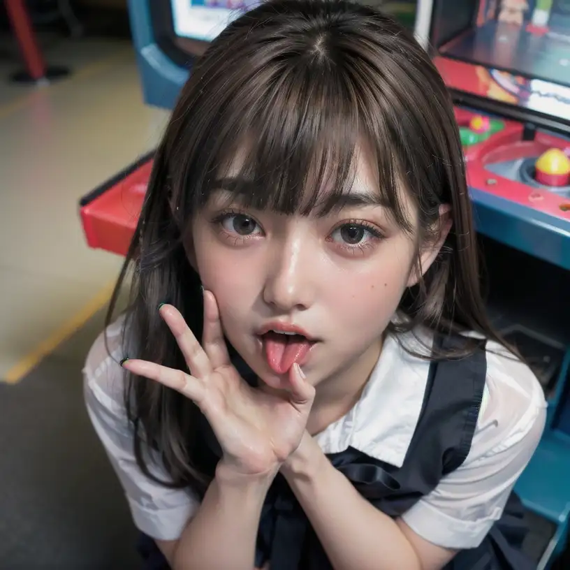 円光待ちJ●にいやらしく誘惑されるCG集 2ページ