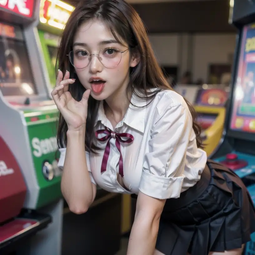 円光待ちJ●にいやらしく誘惑されるCG集 7ページ