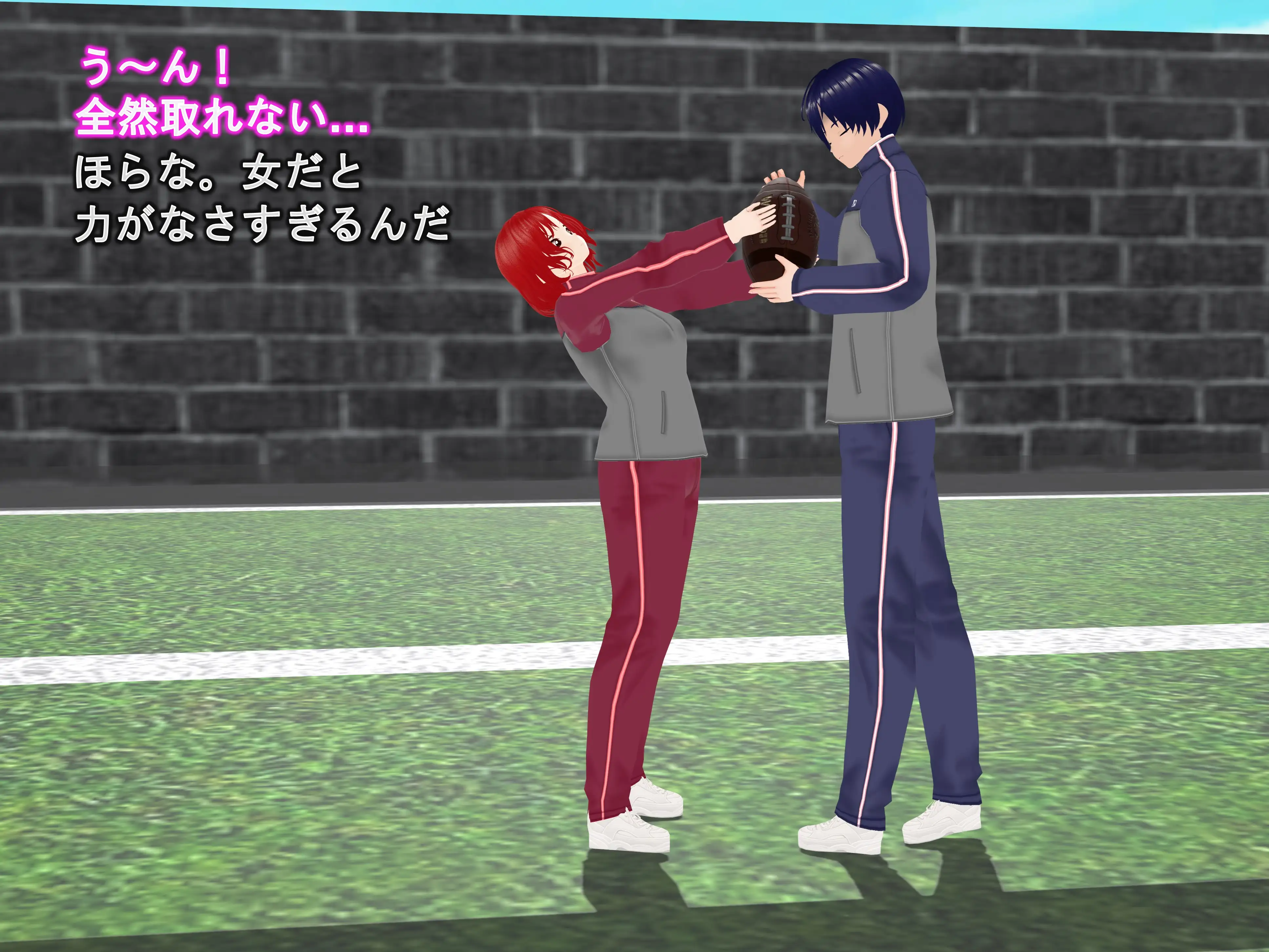 女子だけ成長 男子を追い抜く 成長音〜ラグビー編〜 8ページ