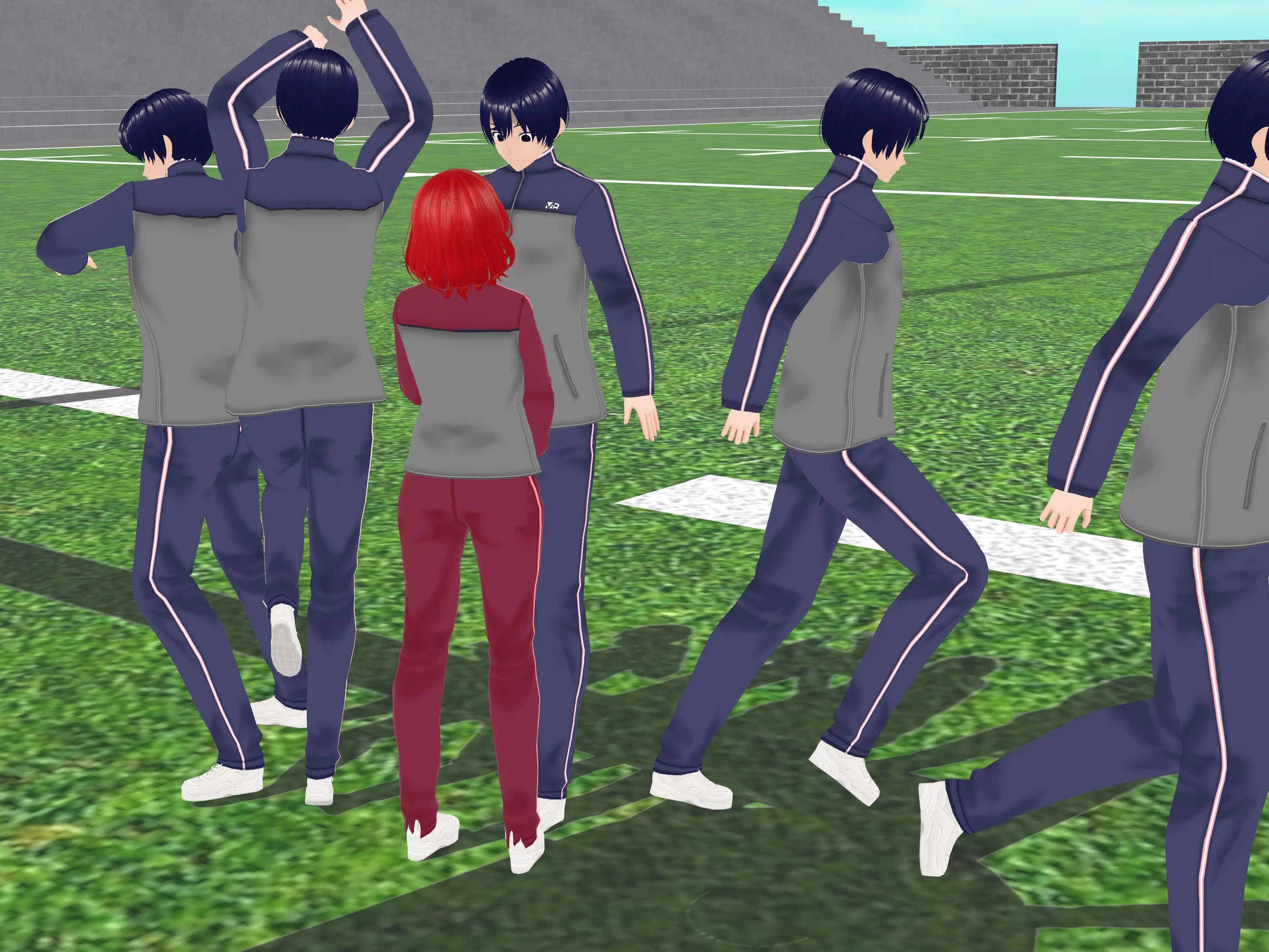 Outgrowing only girls， Overtake boys， Growth sound. Rugby Arc 3ページ