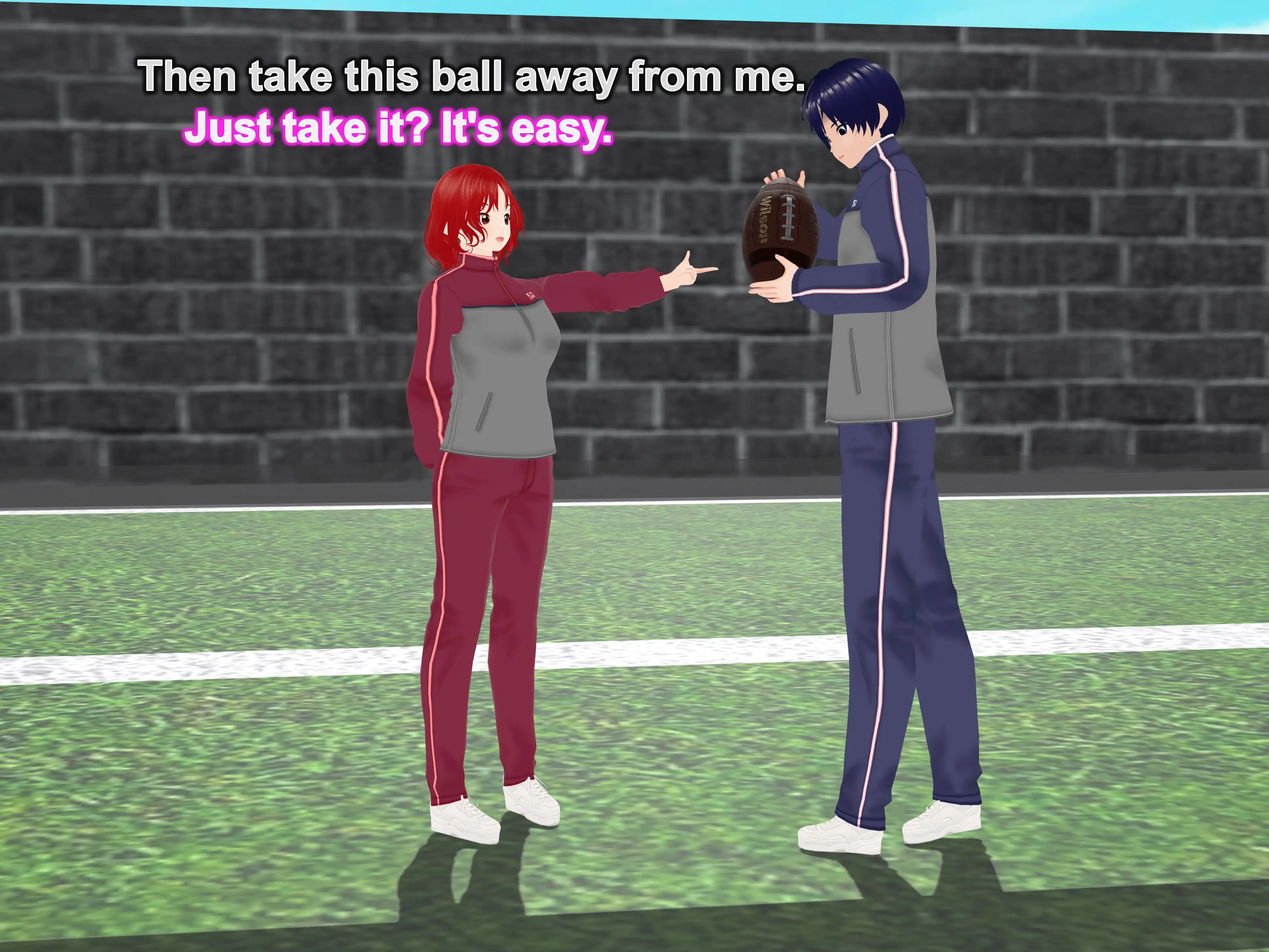 Outgrowing only girls， Overtake boys， Growth sound. Rugby Arc 7ページ