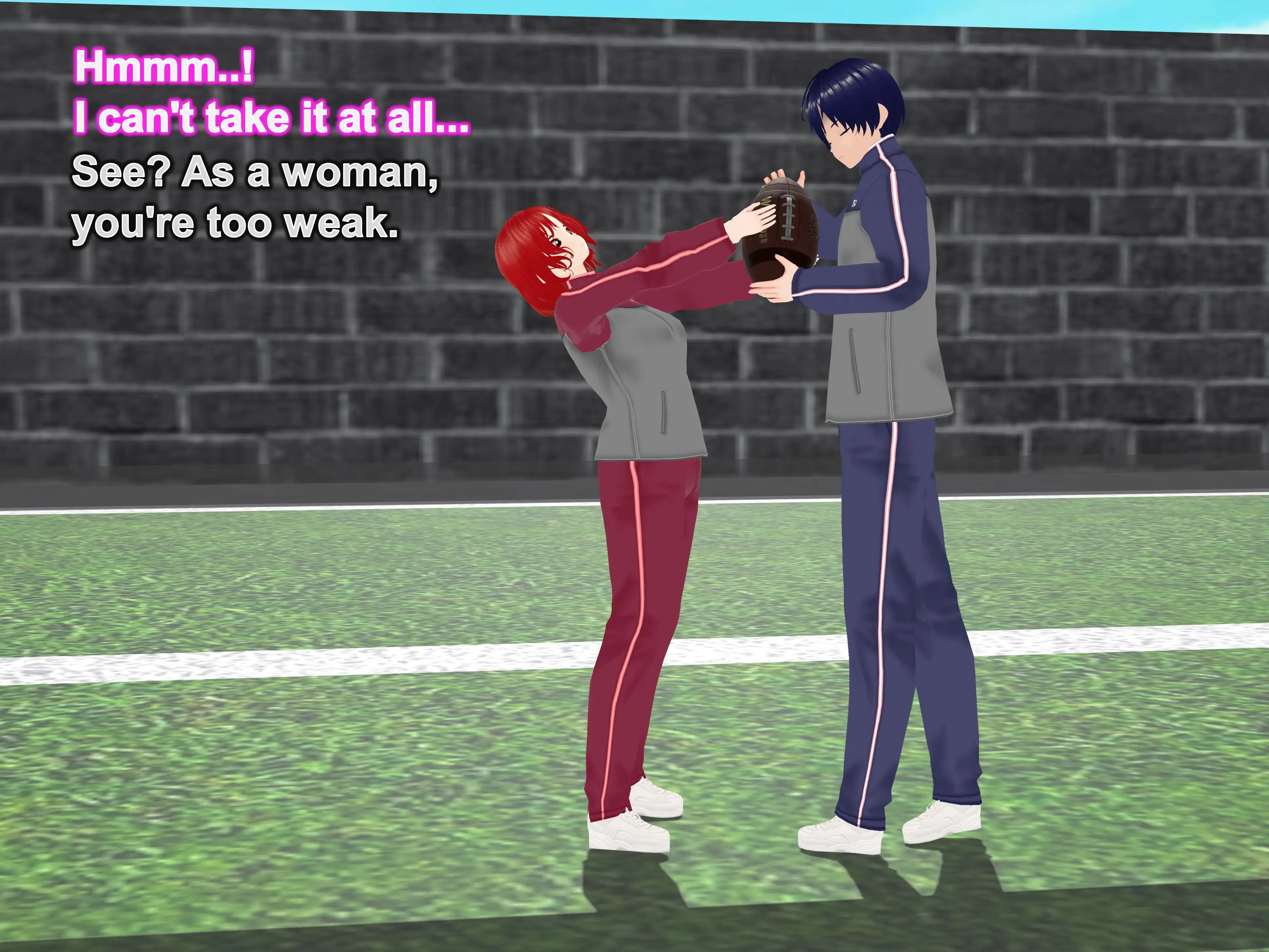 Outgrowing only girls， Overtake boys， Growth sound. Rugby Arc 8ページ