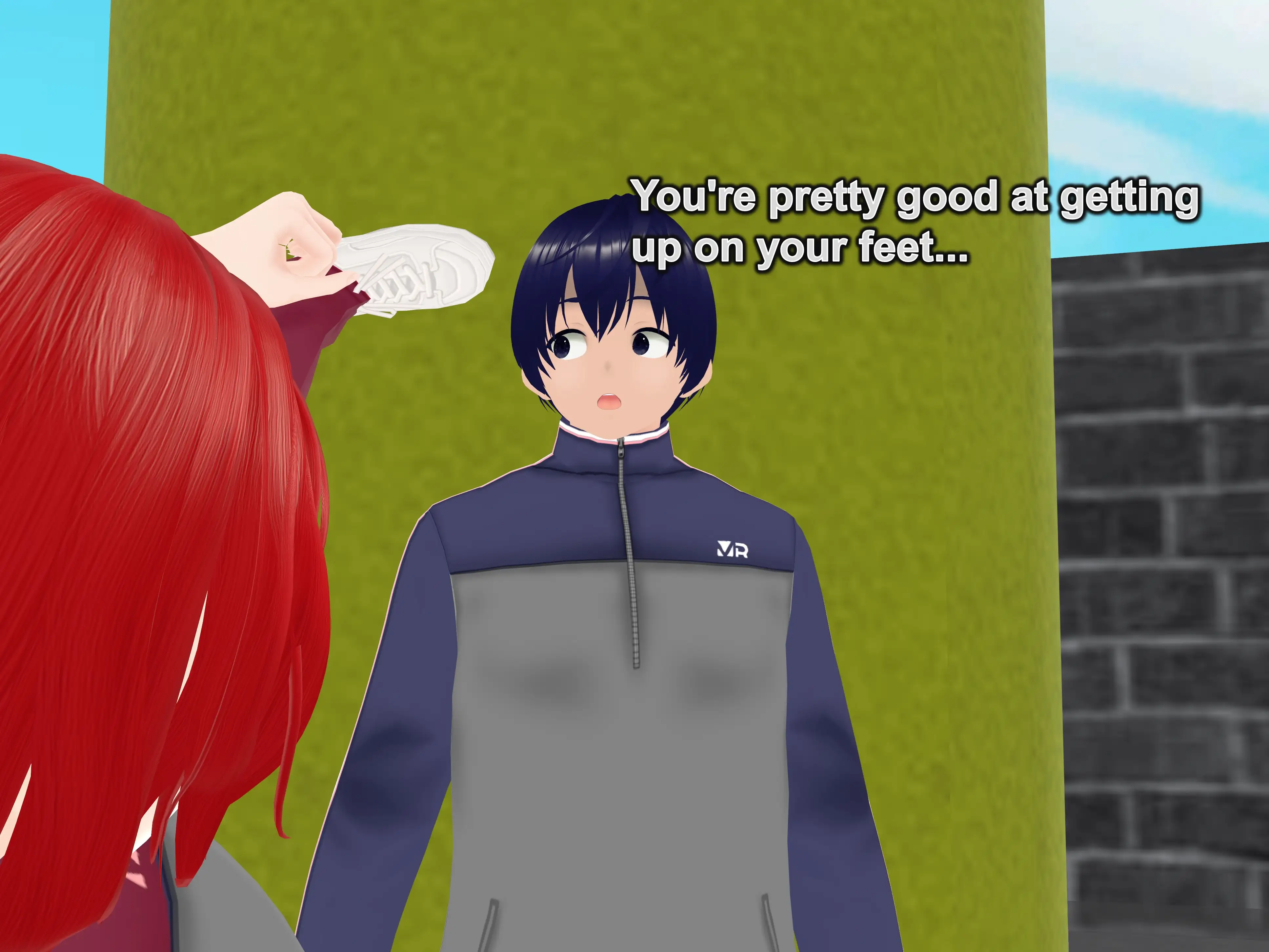 Outgrowing only girls， Overtake boys， Growth sound. Rugby Arc 18ページ