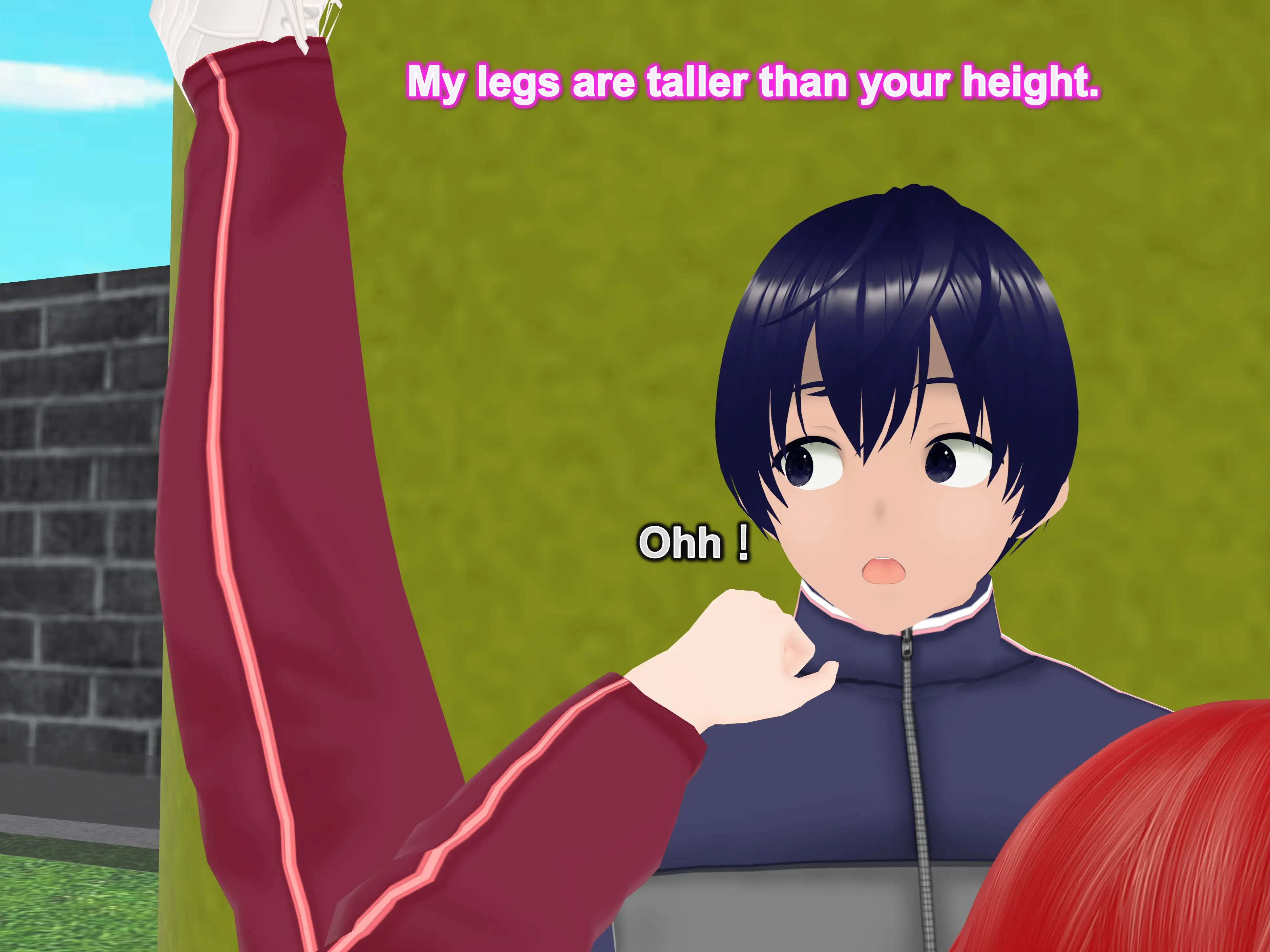 Outgrowing only girls， Overtake boys， Growth sound. Rugby Arc 22ページ