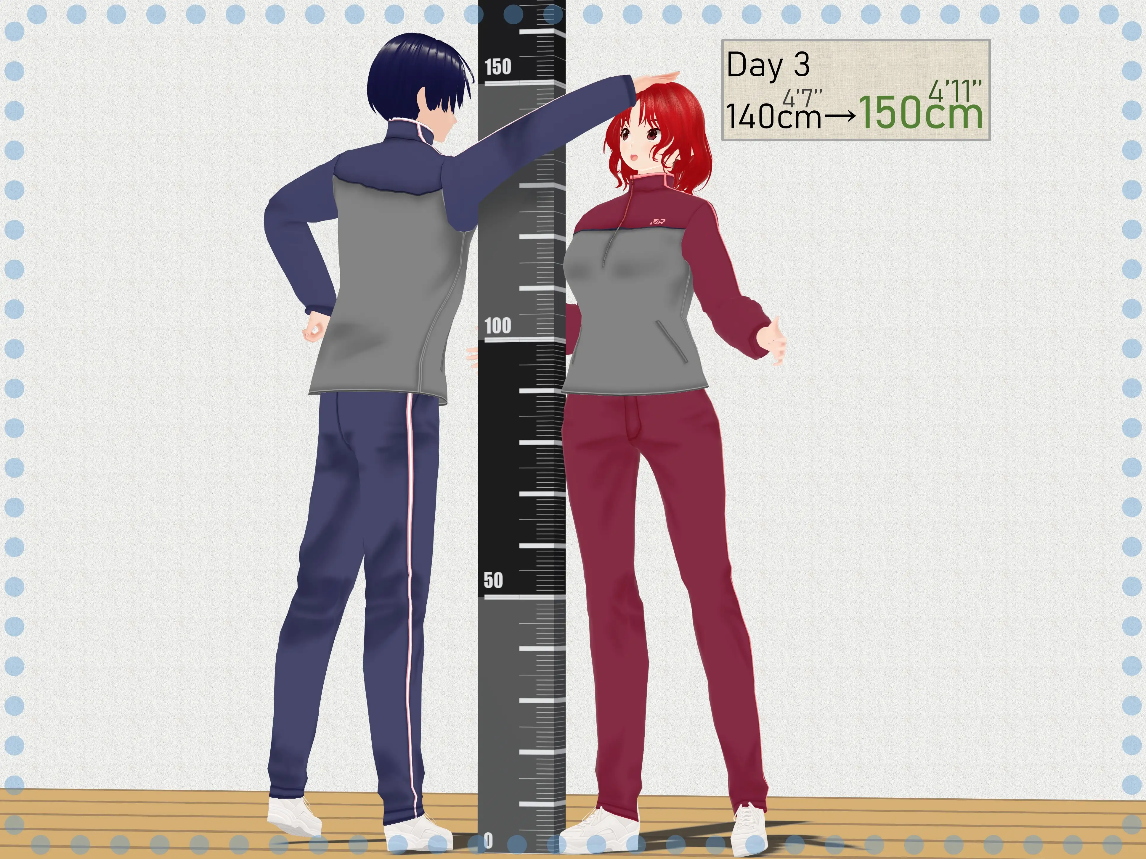 Outgrowing only girls， Overtake boys， Growth sound. Rugby Arc 24ページ