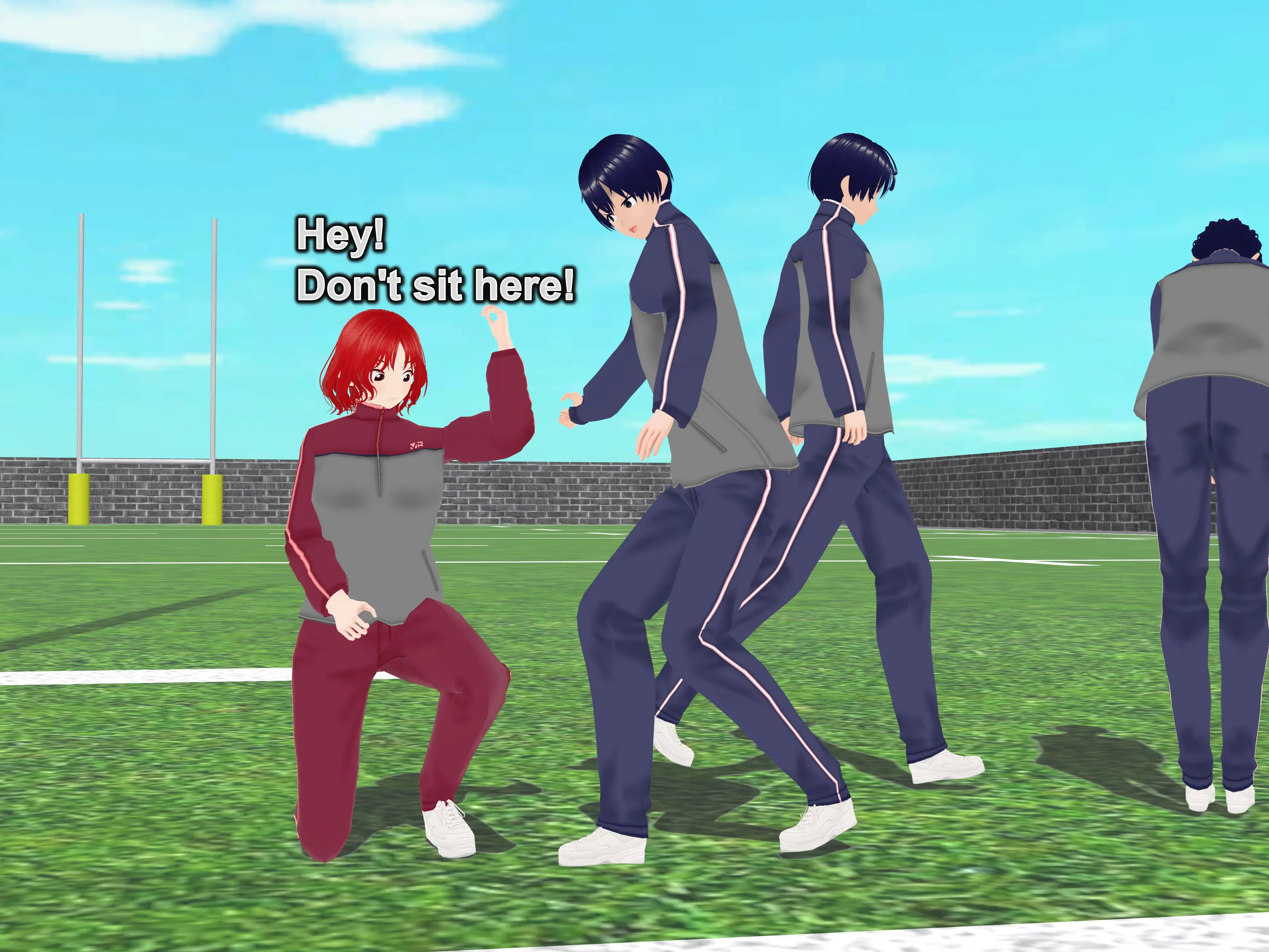 Outgrowing only girls， Overtake boys， Growth sound. Rugby Arc 27ページ