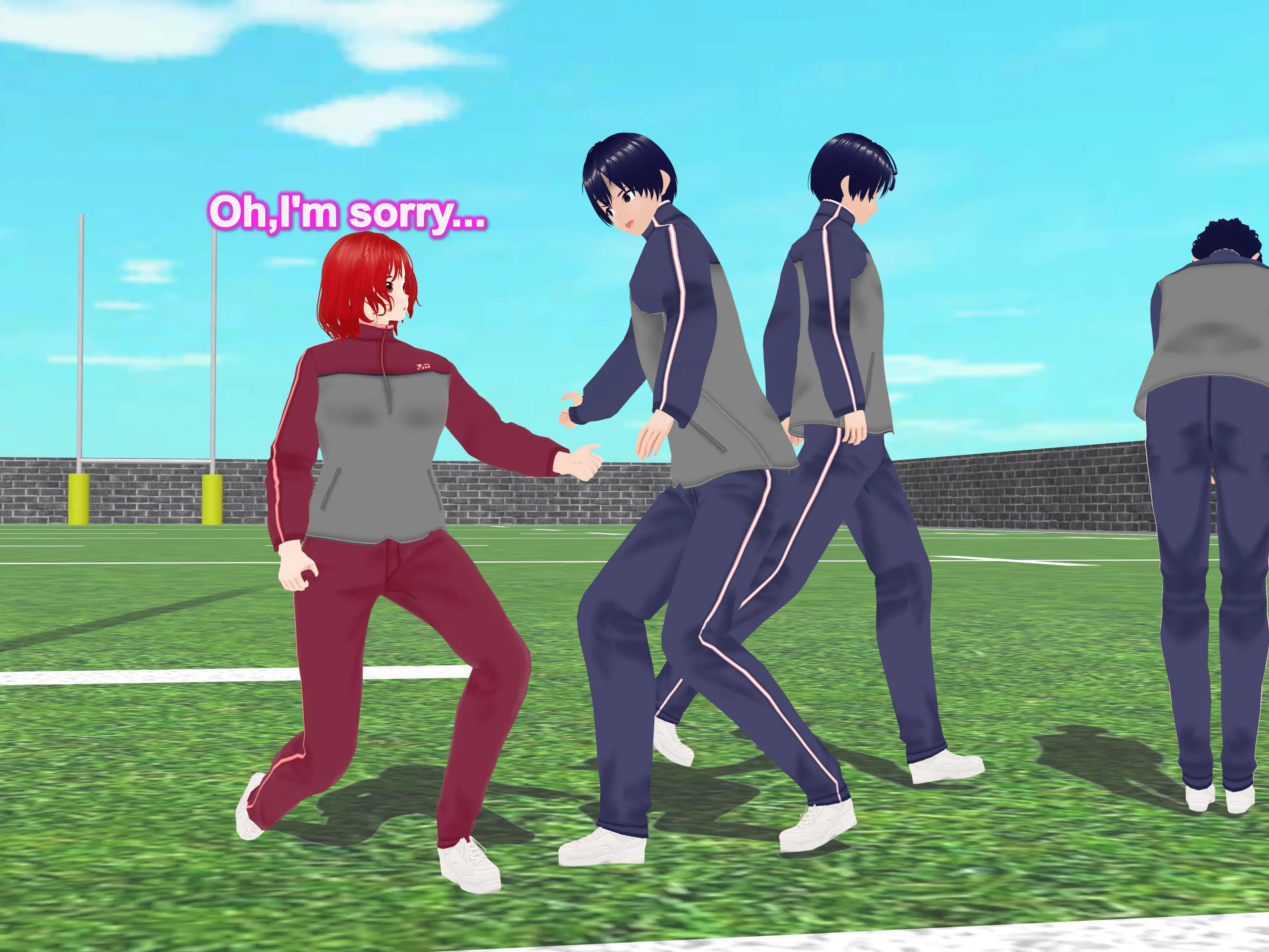 Outgrowing only girls， Overtake boys， Growth sound. Rugby Arc 28ページ