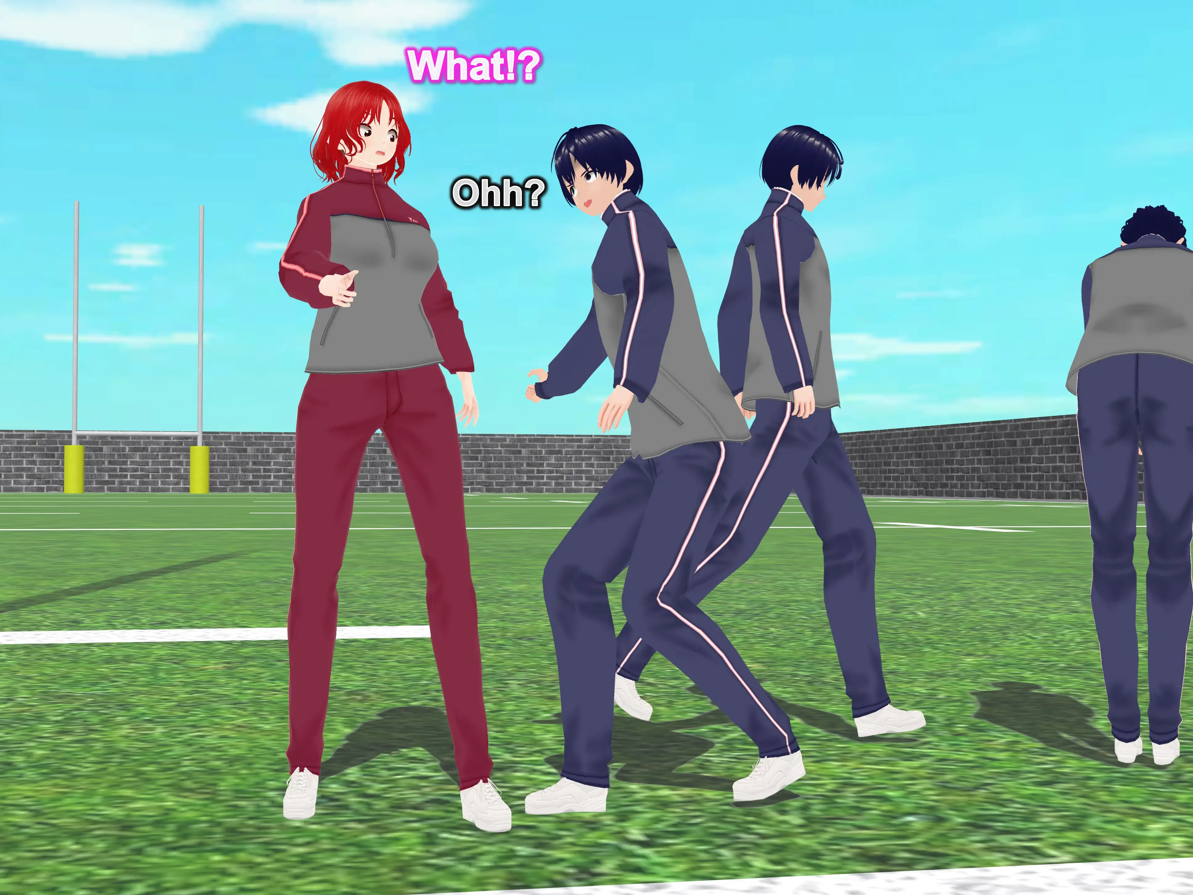 Outgrowing only girls， Overtake boys， Growth sound. Rugby Arc 29ページ