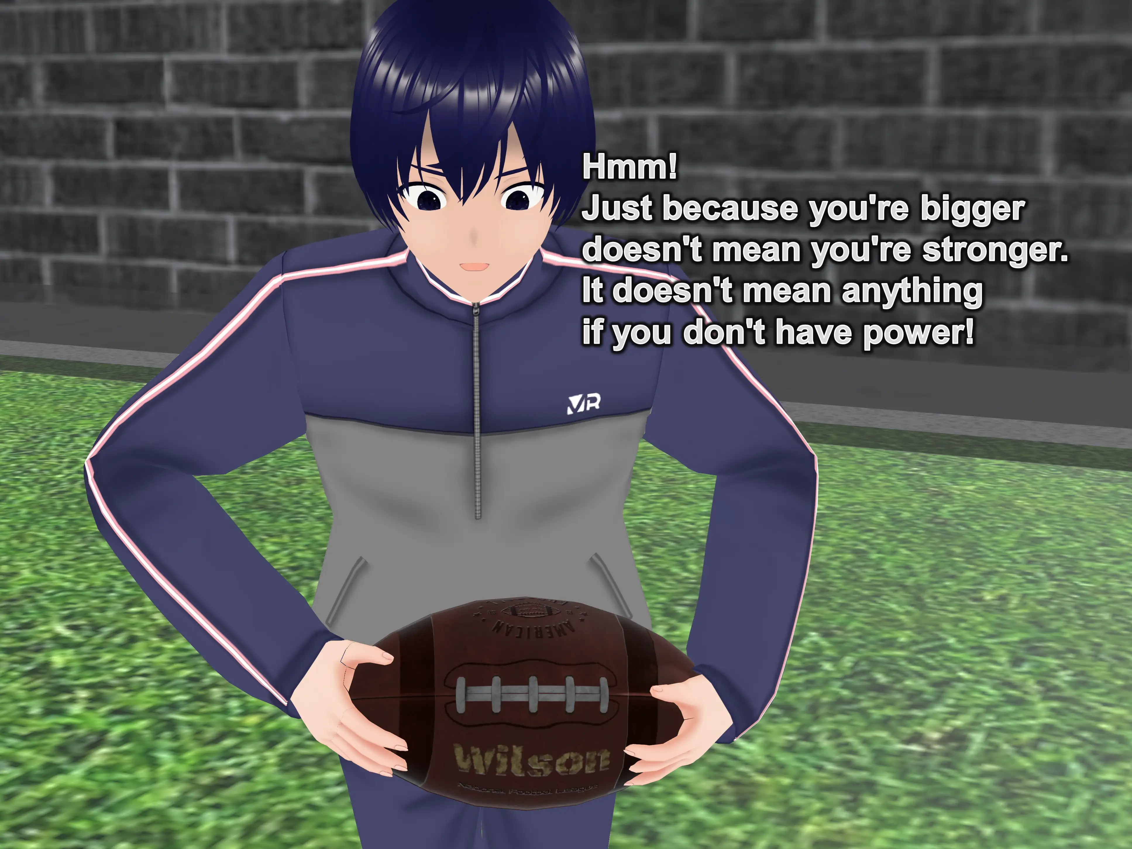 Outgrowing only girls， Overtake boys， Growth sound. Rugby Arc 32ページ
