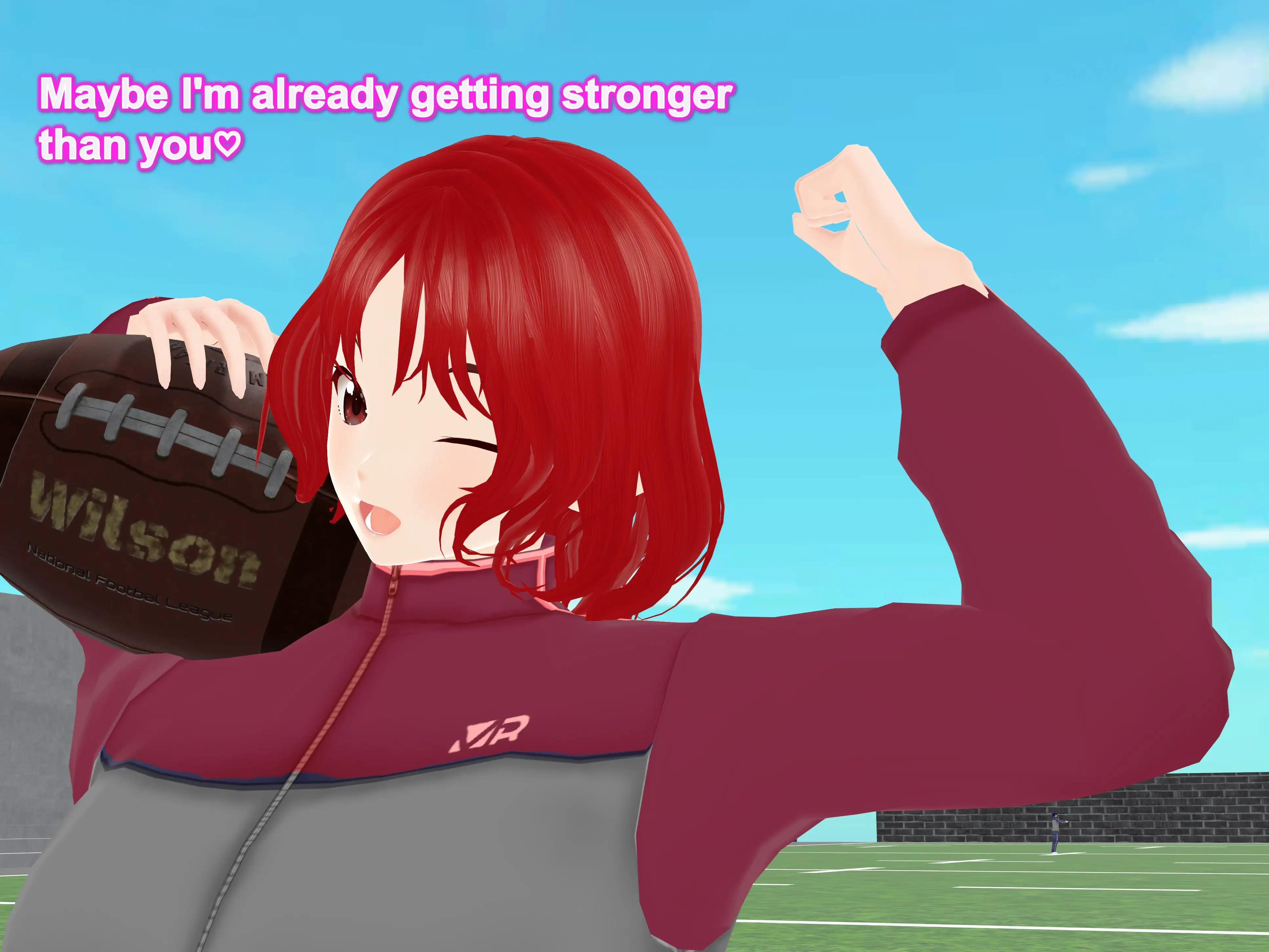 Outgrowing only girls， Overtake boys， Growth sound. Rugby Arc 36ページ
