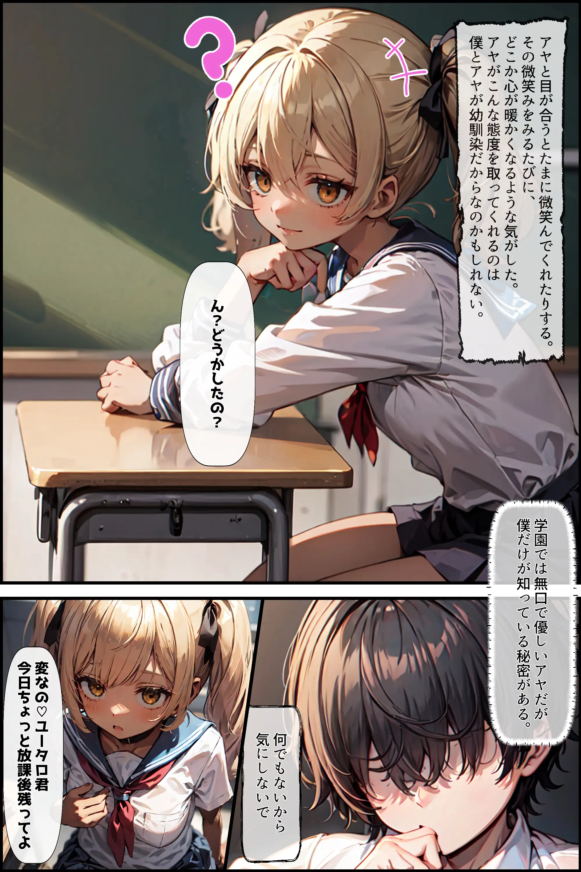 ジト目のギャルを犯してわからせる 2ページ